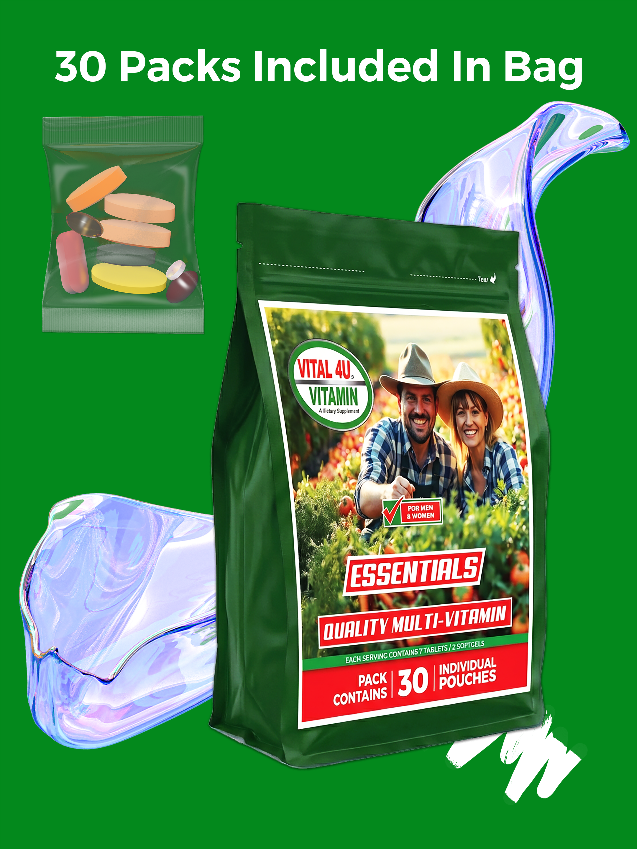 Vitaminas esenciales Vital 4U®