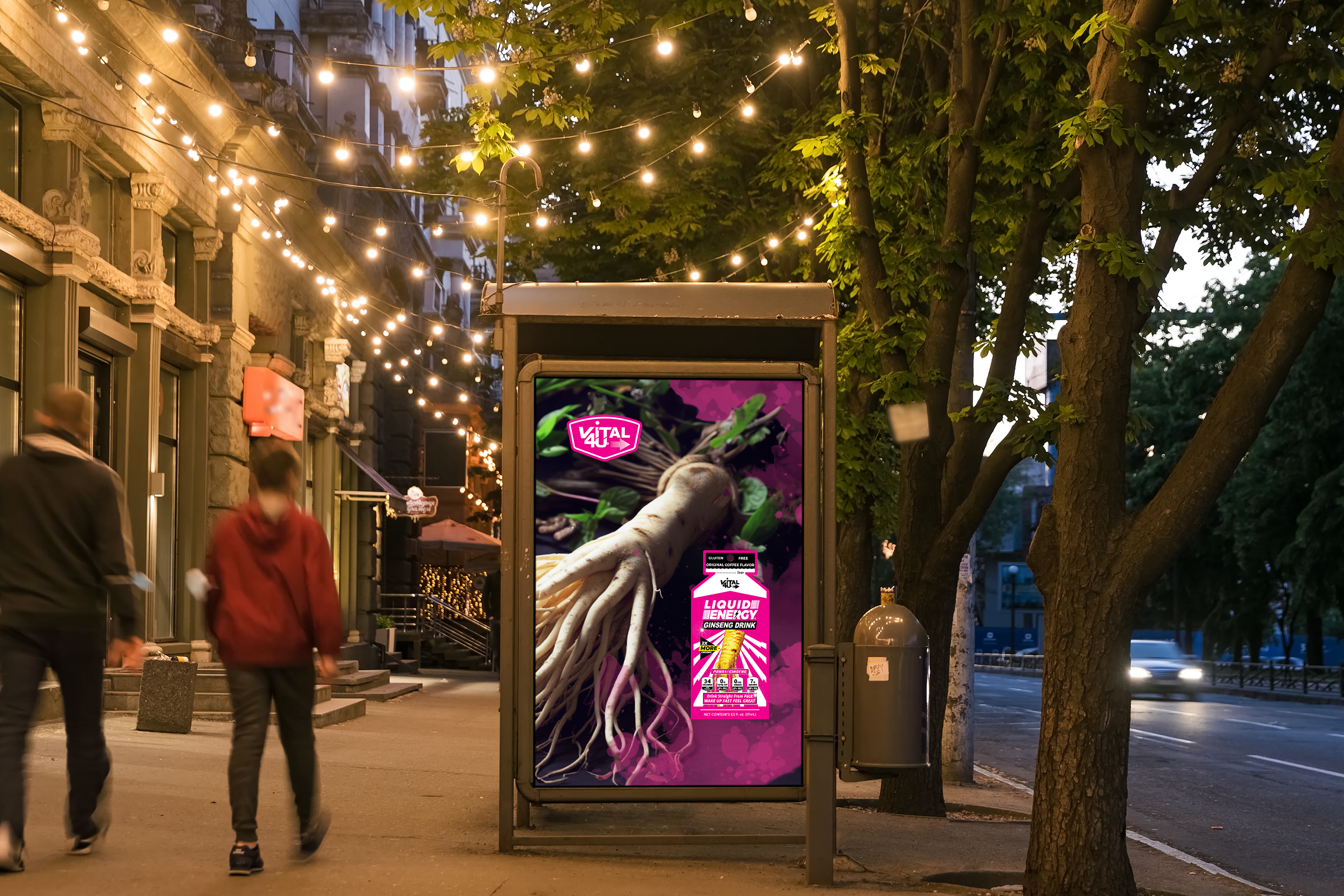 Liquid Energy Ginseng Drink Original Coffee