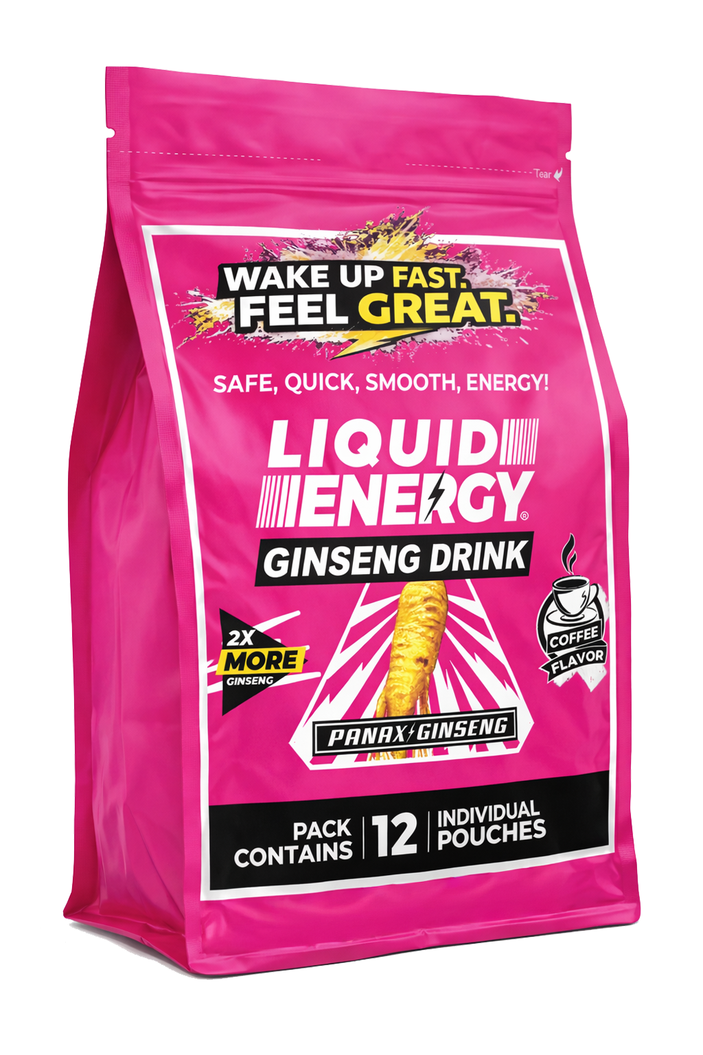 Liquid Energy Ginseng Drink Original Coffee