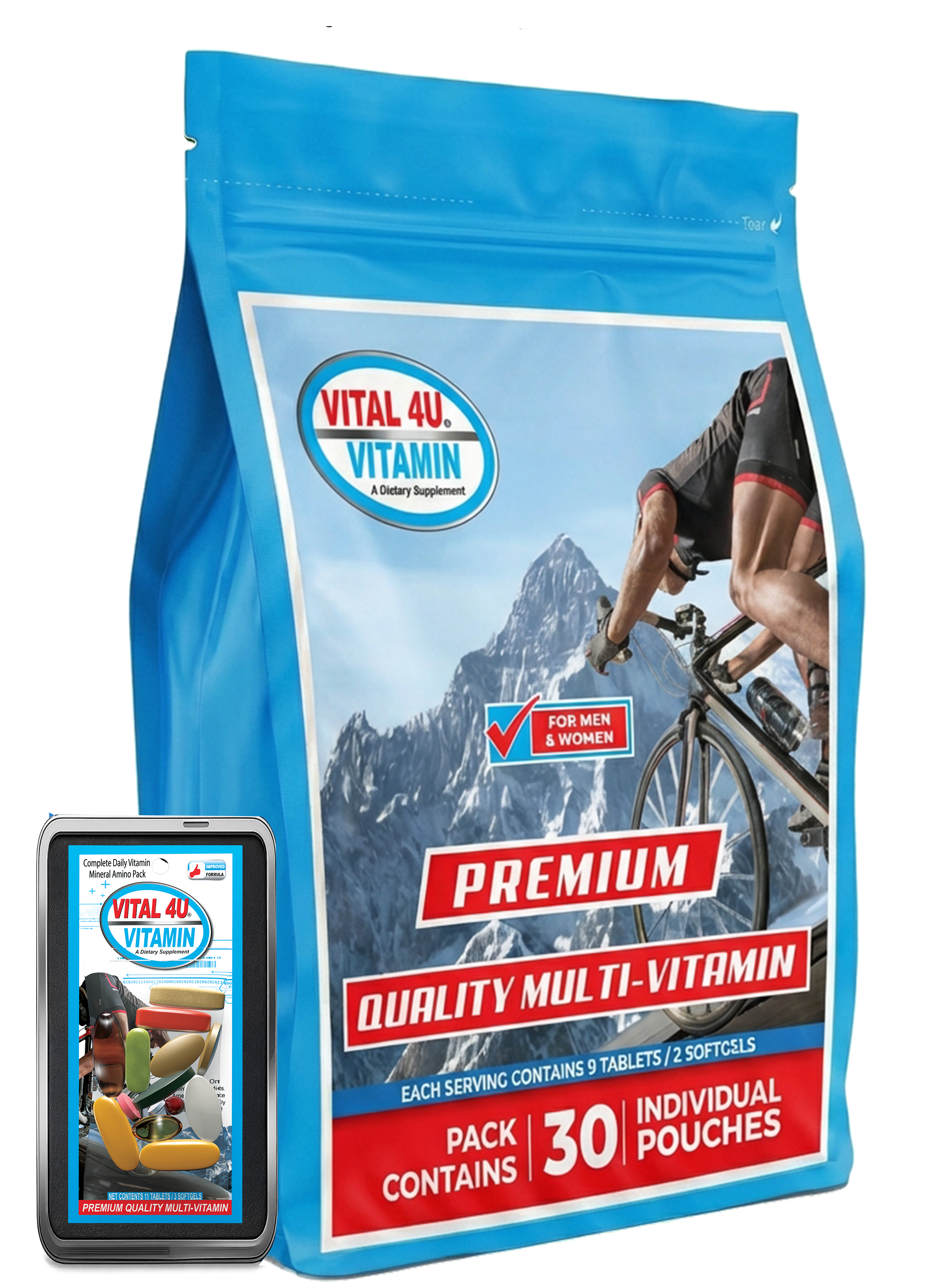 Vital 4U Premium 30 Day Multivitamin