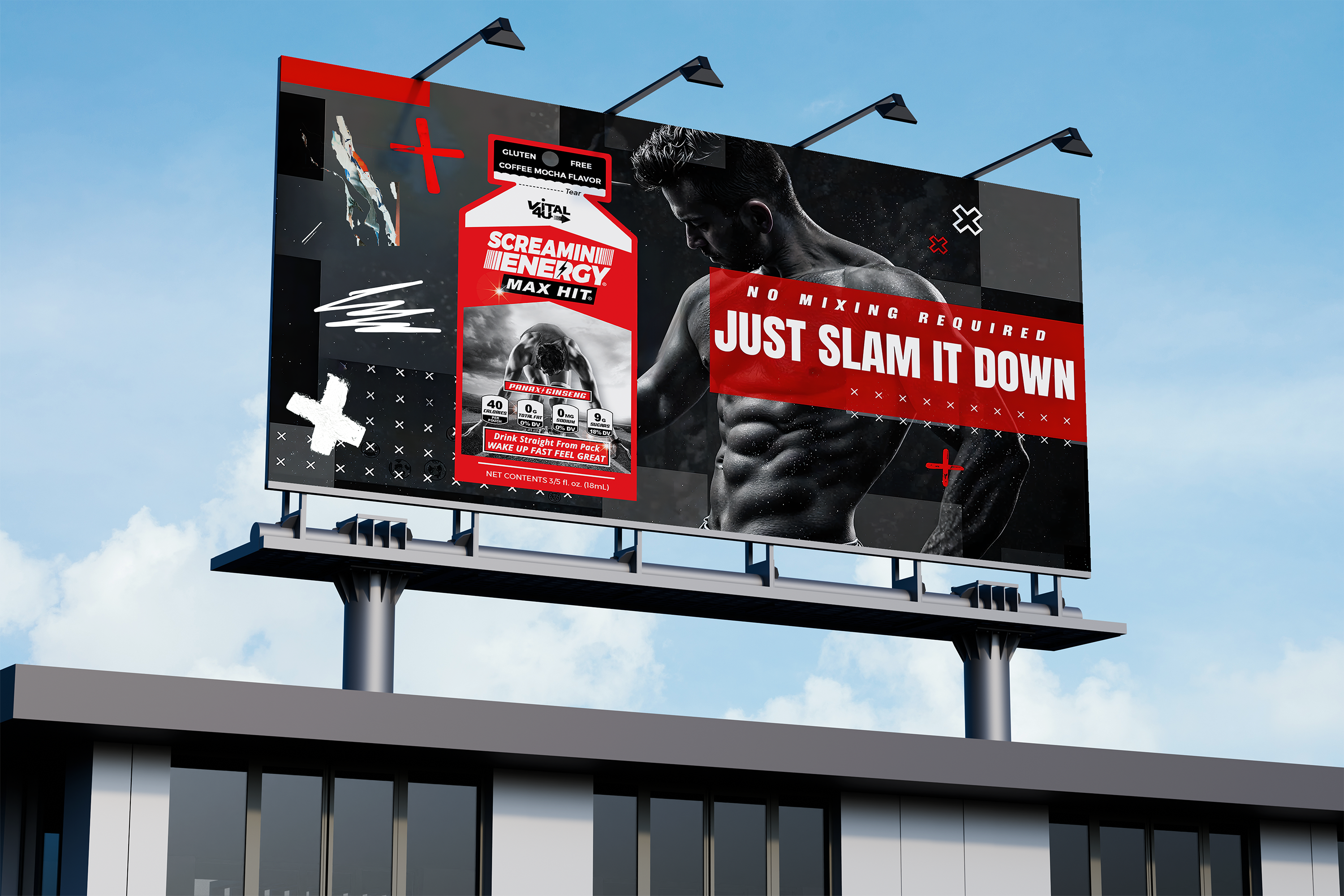 Café moca Screamin Energy® Max Hit®