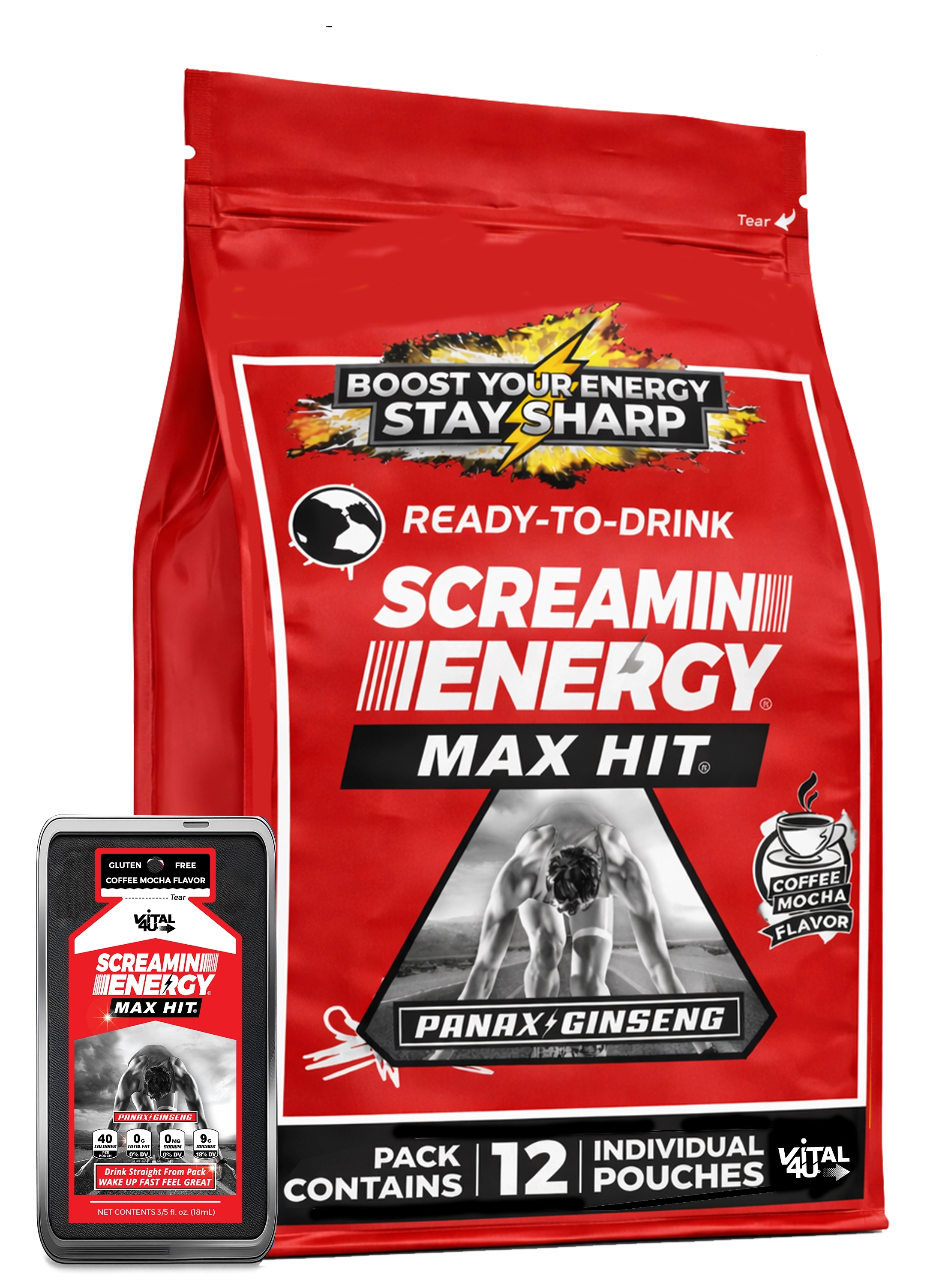 Screamin Energy Coffee Mocha