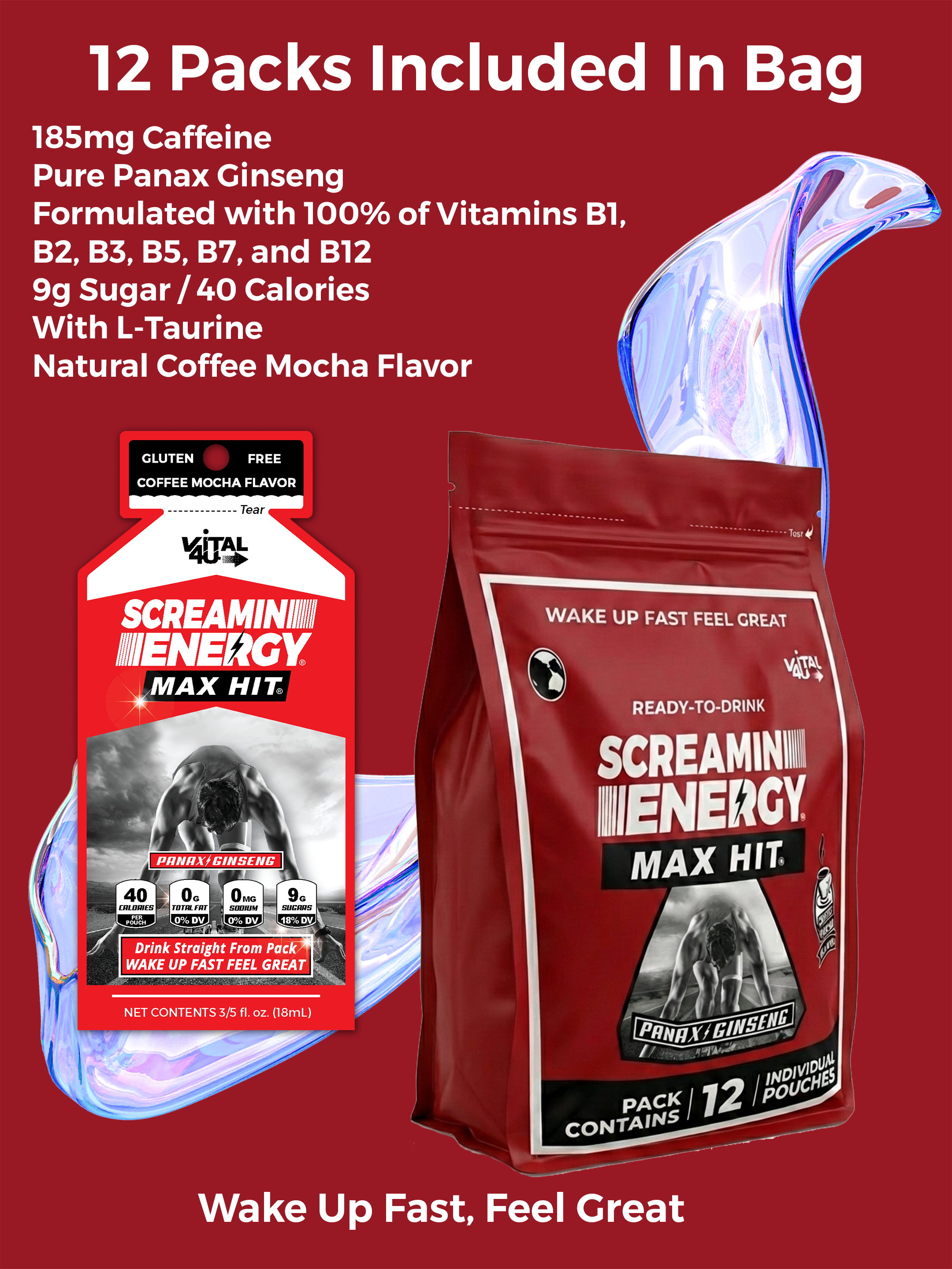 Café moca Screamin Energy® Max Hit®