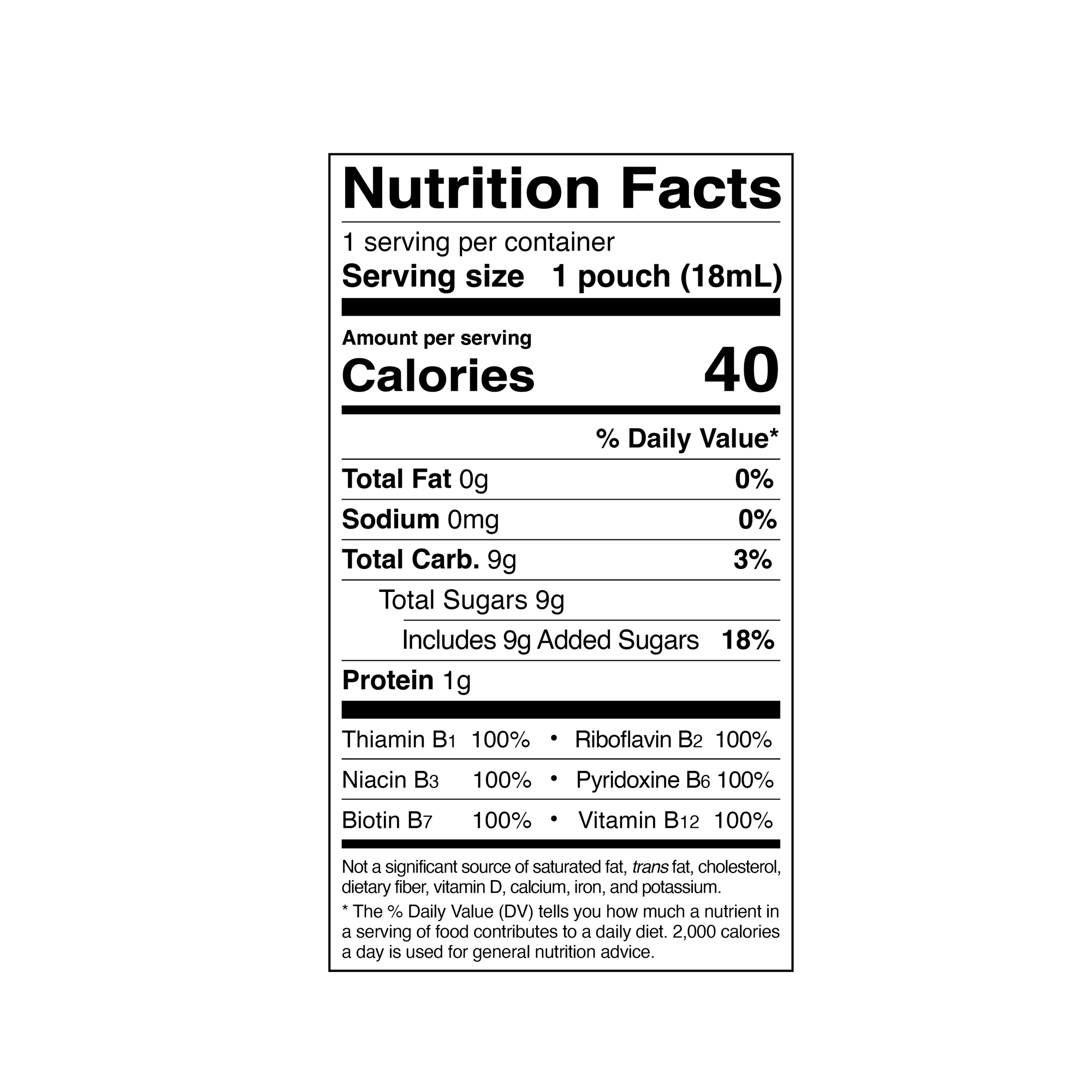 Screamin Energy Max Hit Coffee Mocha Flavor Nutrition Facts Panel