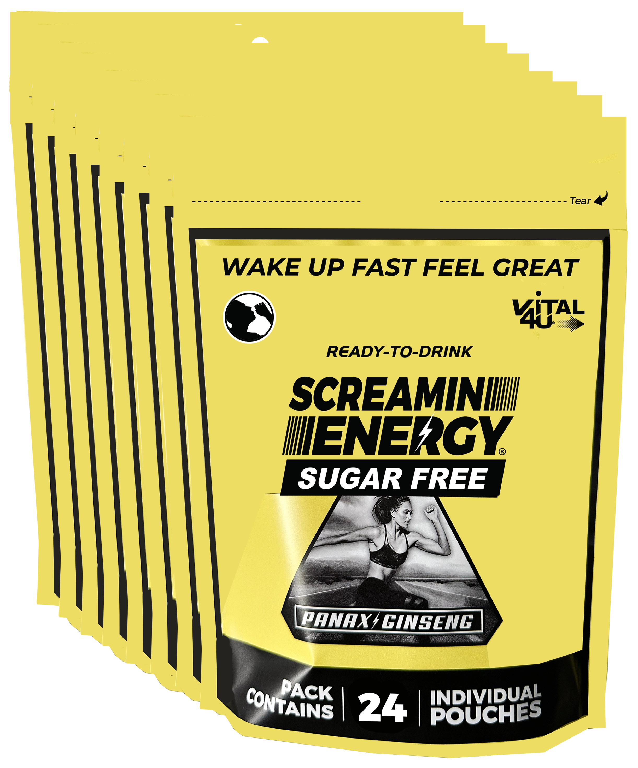 Screamin Energy Vanilla Latte Sugar Free