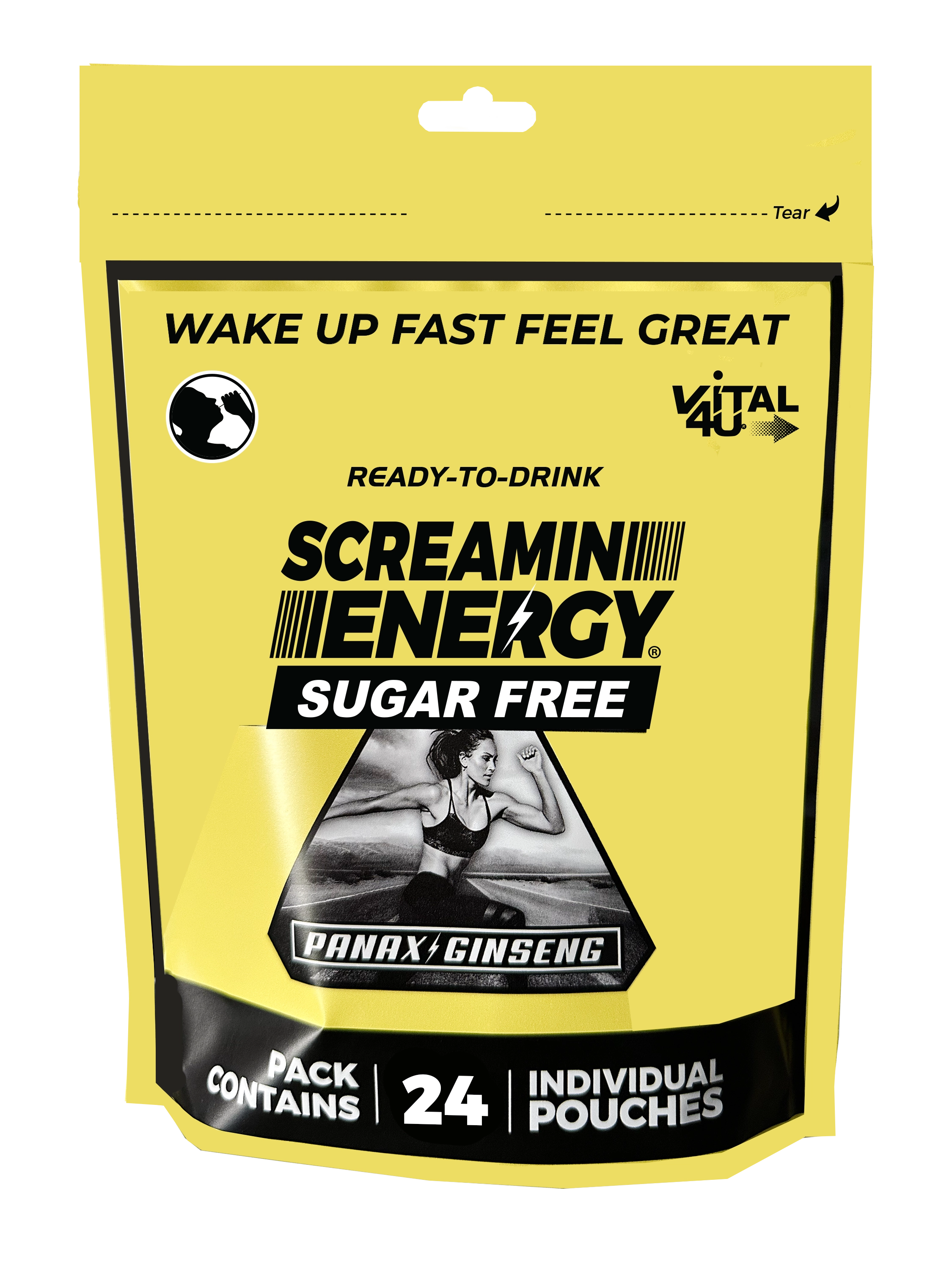 Screamin Energy Vanilla Latte Sugar Free