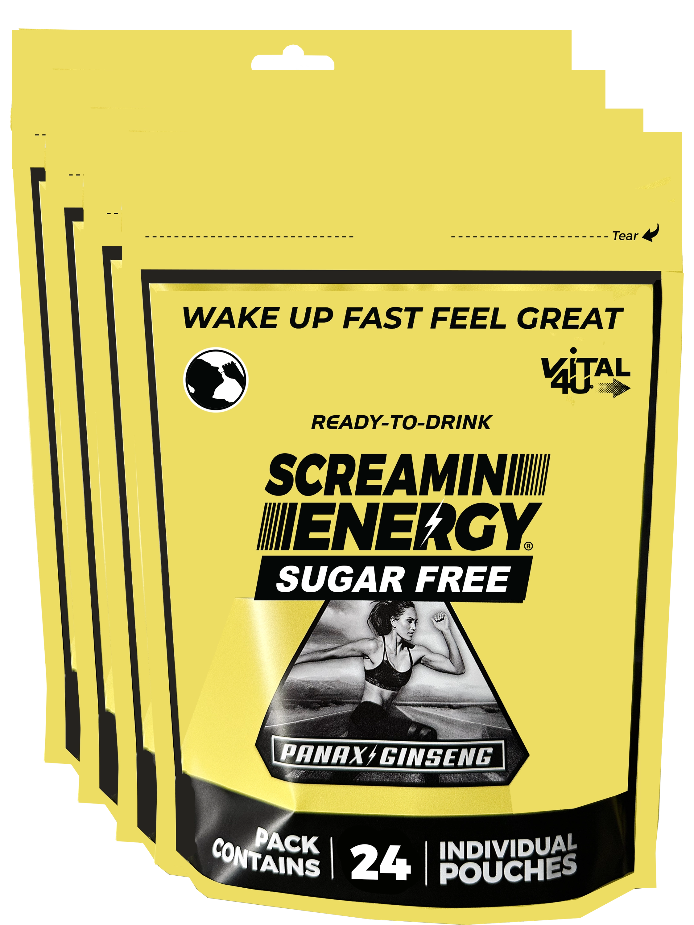 Screamin Energy Vanilla Latte Sugar Free
