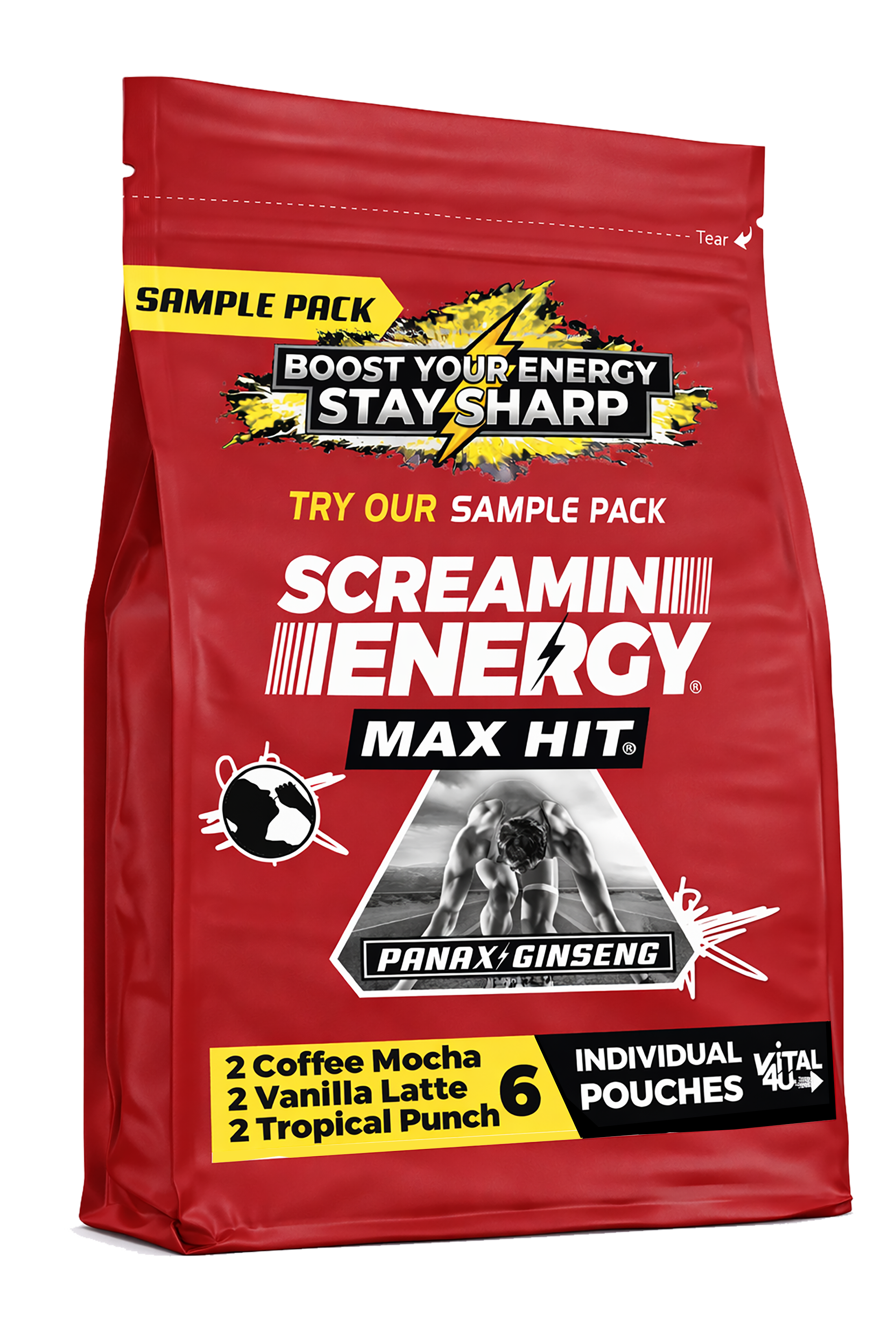 Screamin Energy 6 Pack Sample