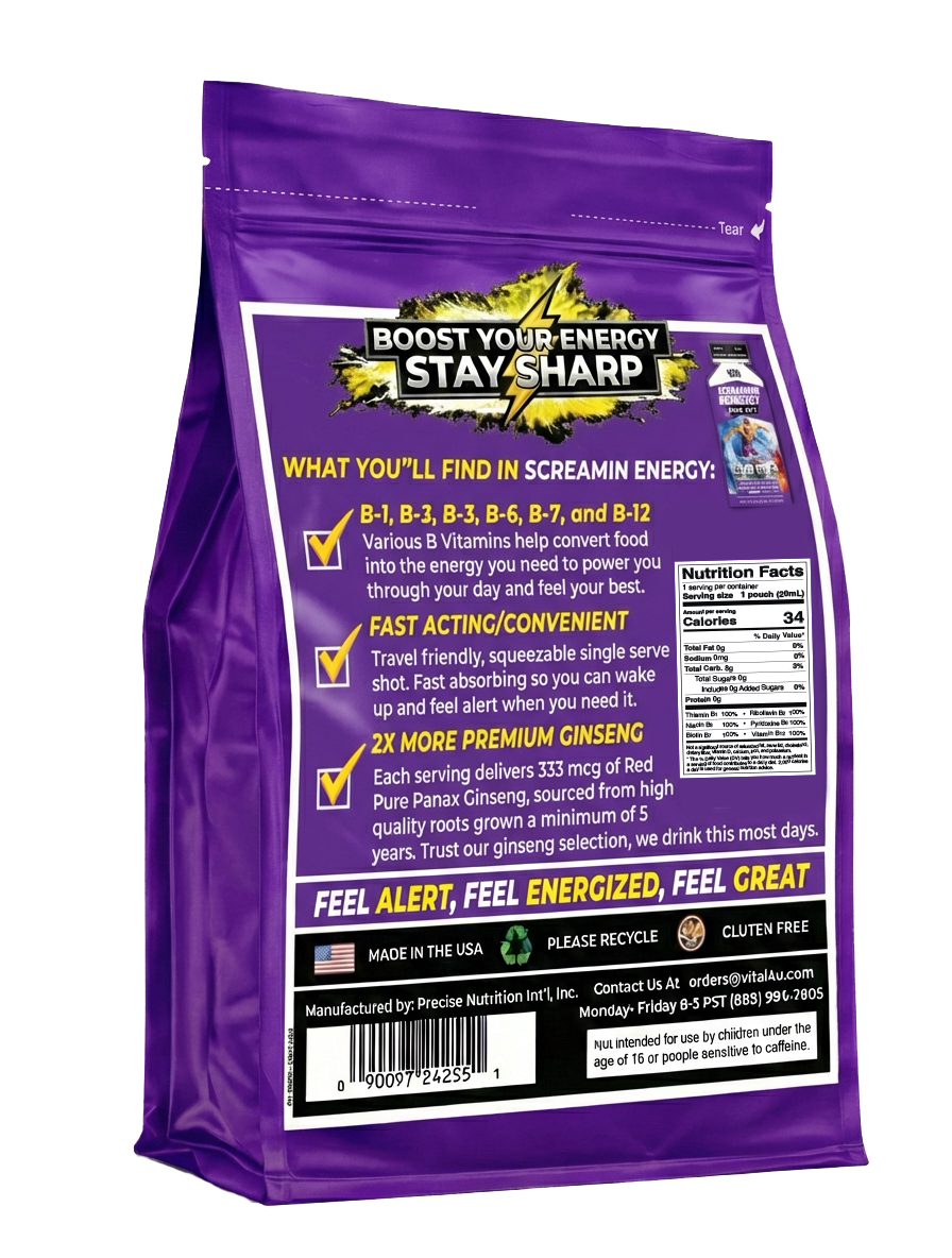 Screamin Energy Tropical Punch Sugar Free