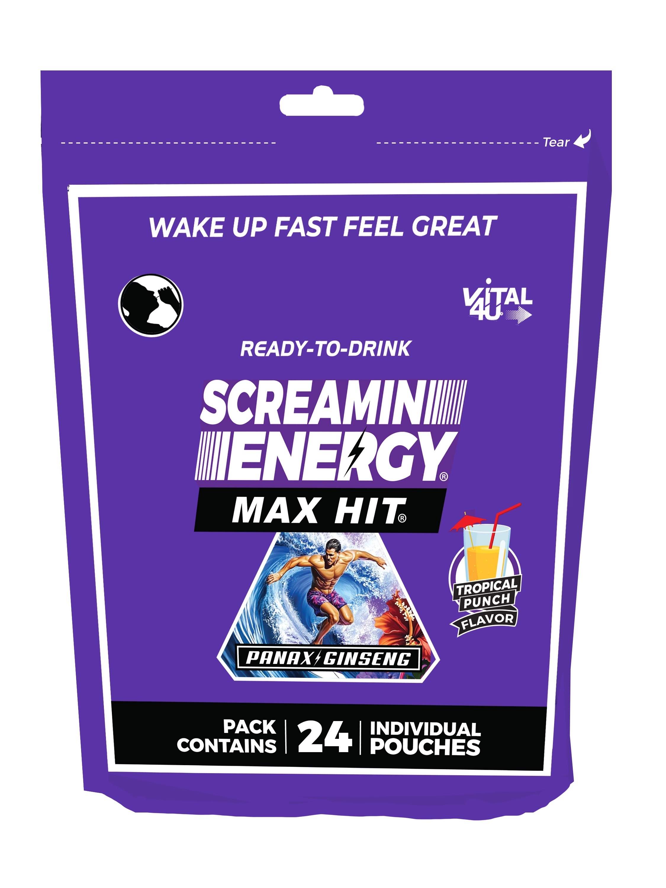 Screamin Energy Tropical Punch Sugar Free