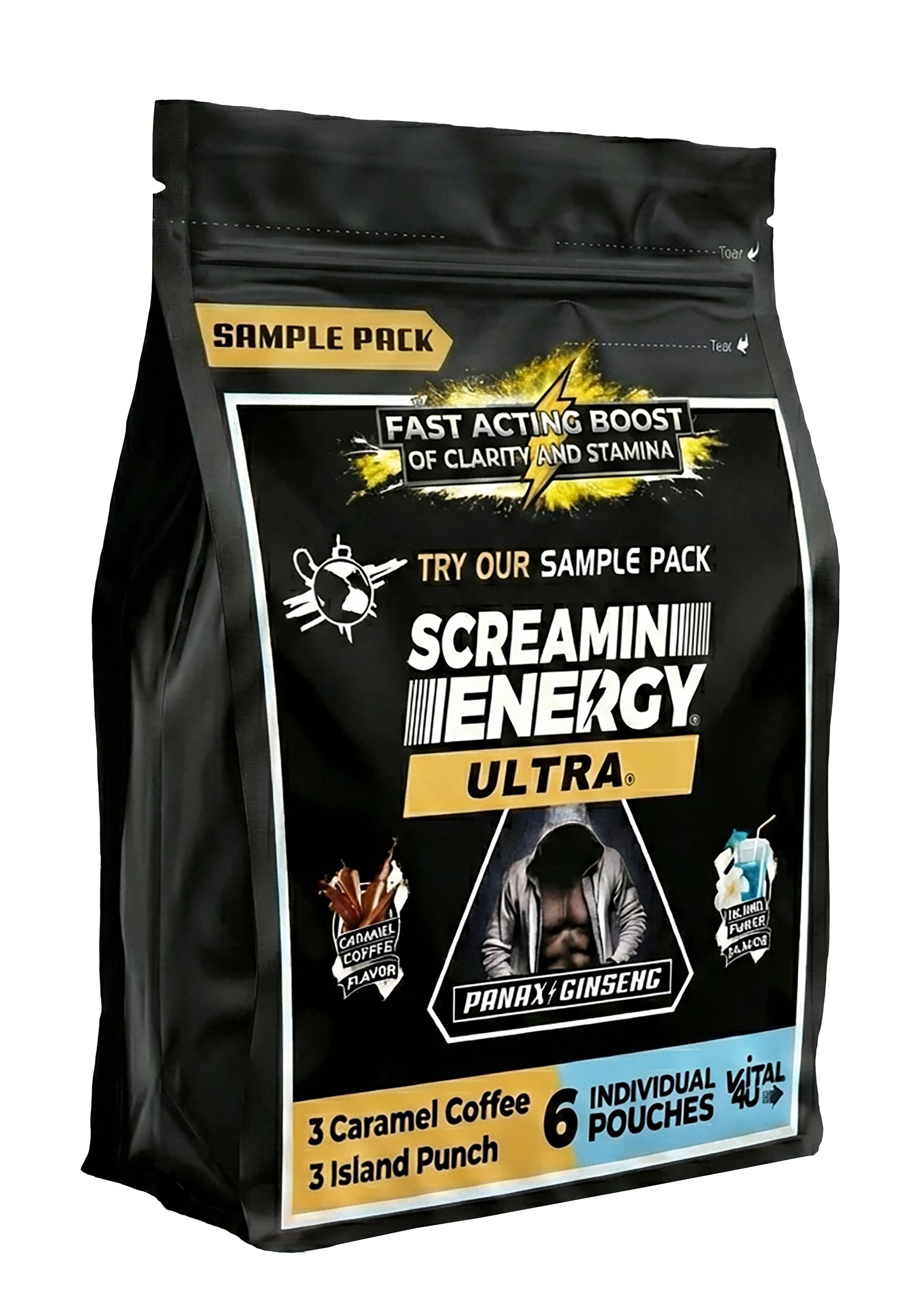 Screamin Energy Ultra 6 Pack Sample