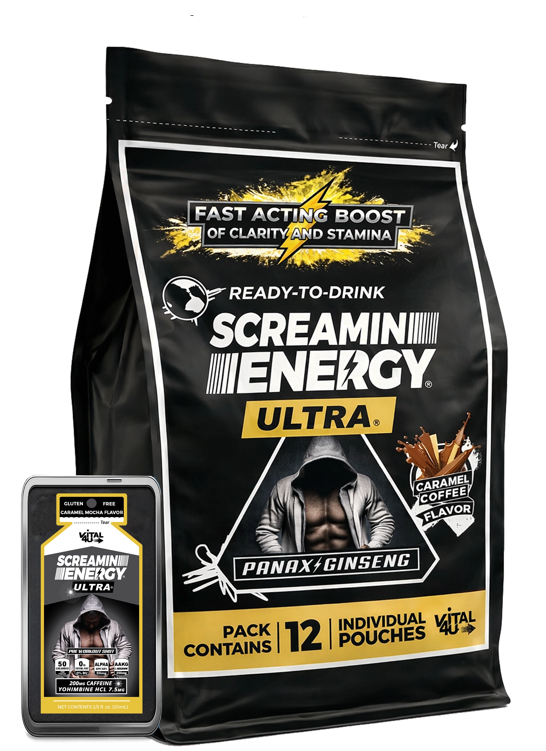 Café con caramelo ultra Screamin Energy®