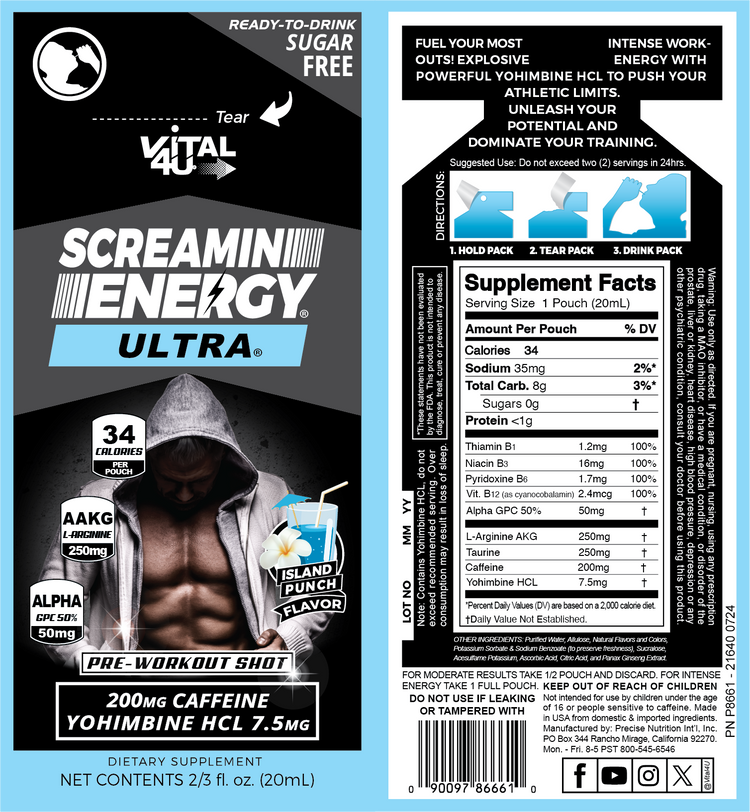 <h2>Benefits of Screamin Energy Ultra Island Punch</h2>