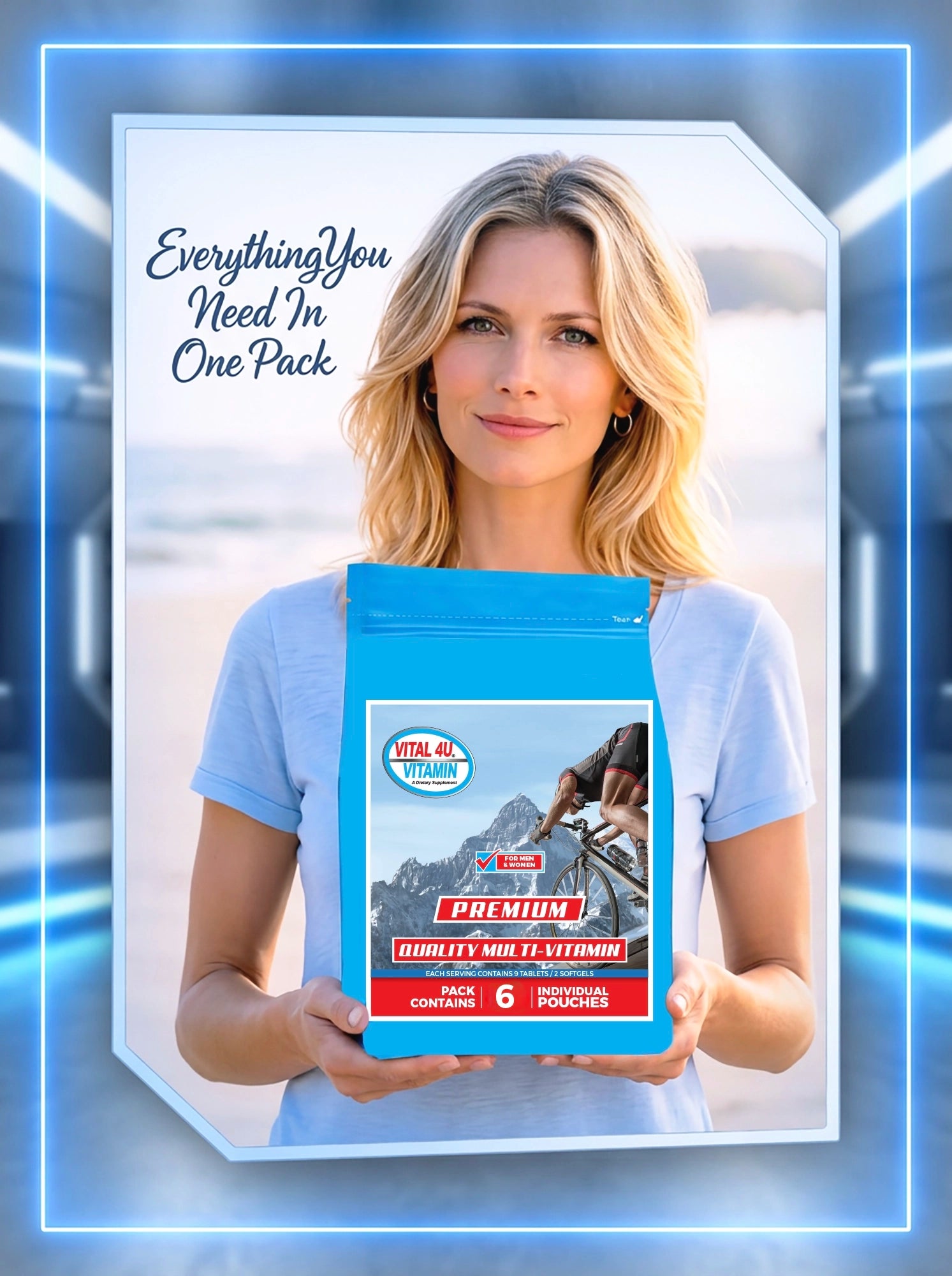 Vital 4U 6 Pack Vitamin Sample