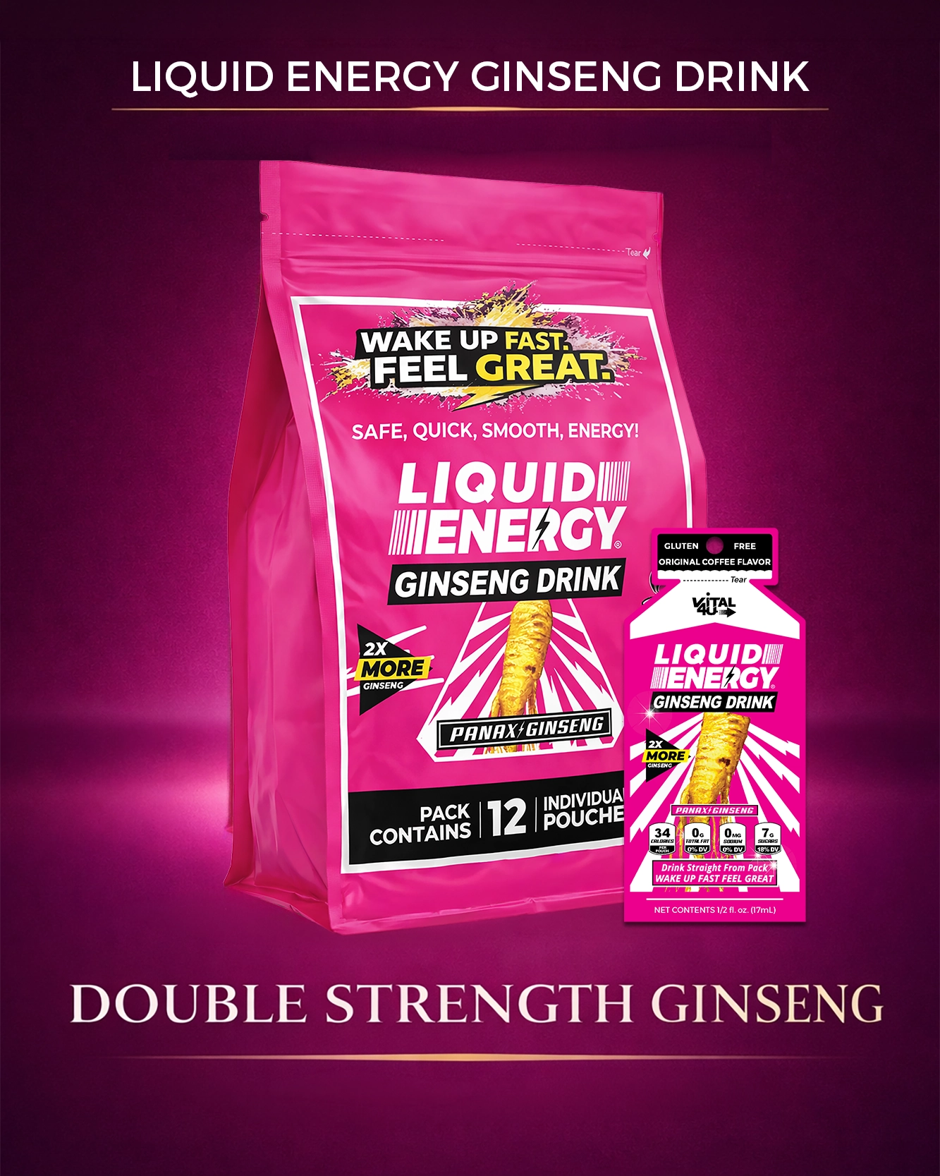 Bebida de café con ginseng Liquid Energy®