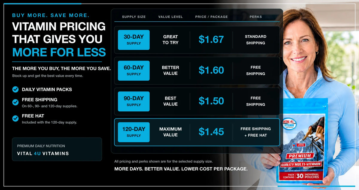 Vital 4U promotional banner