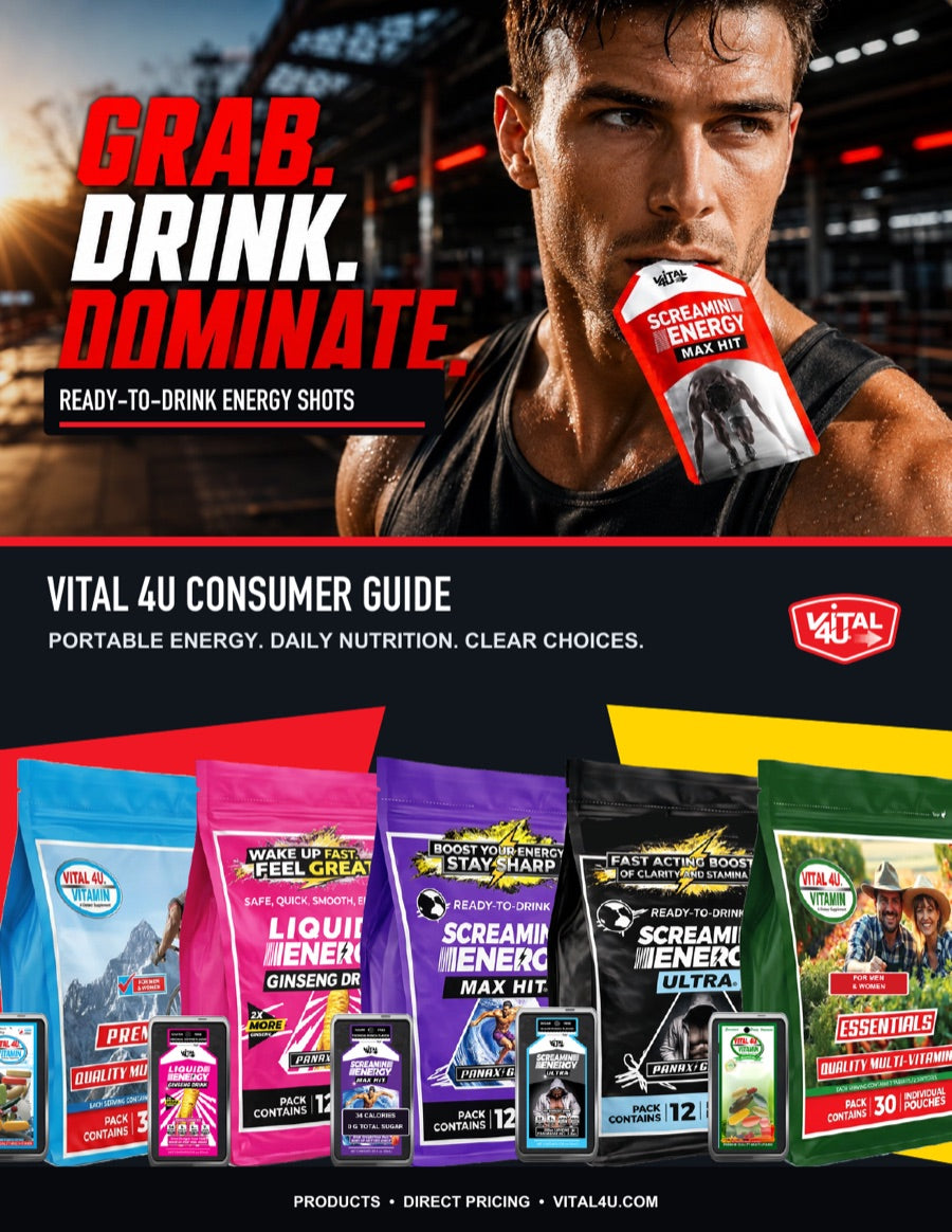 The Vital 4U Consumer Product Guide Is Here