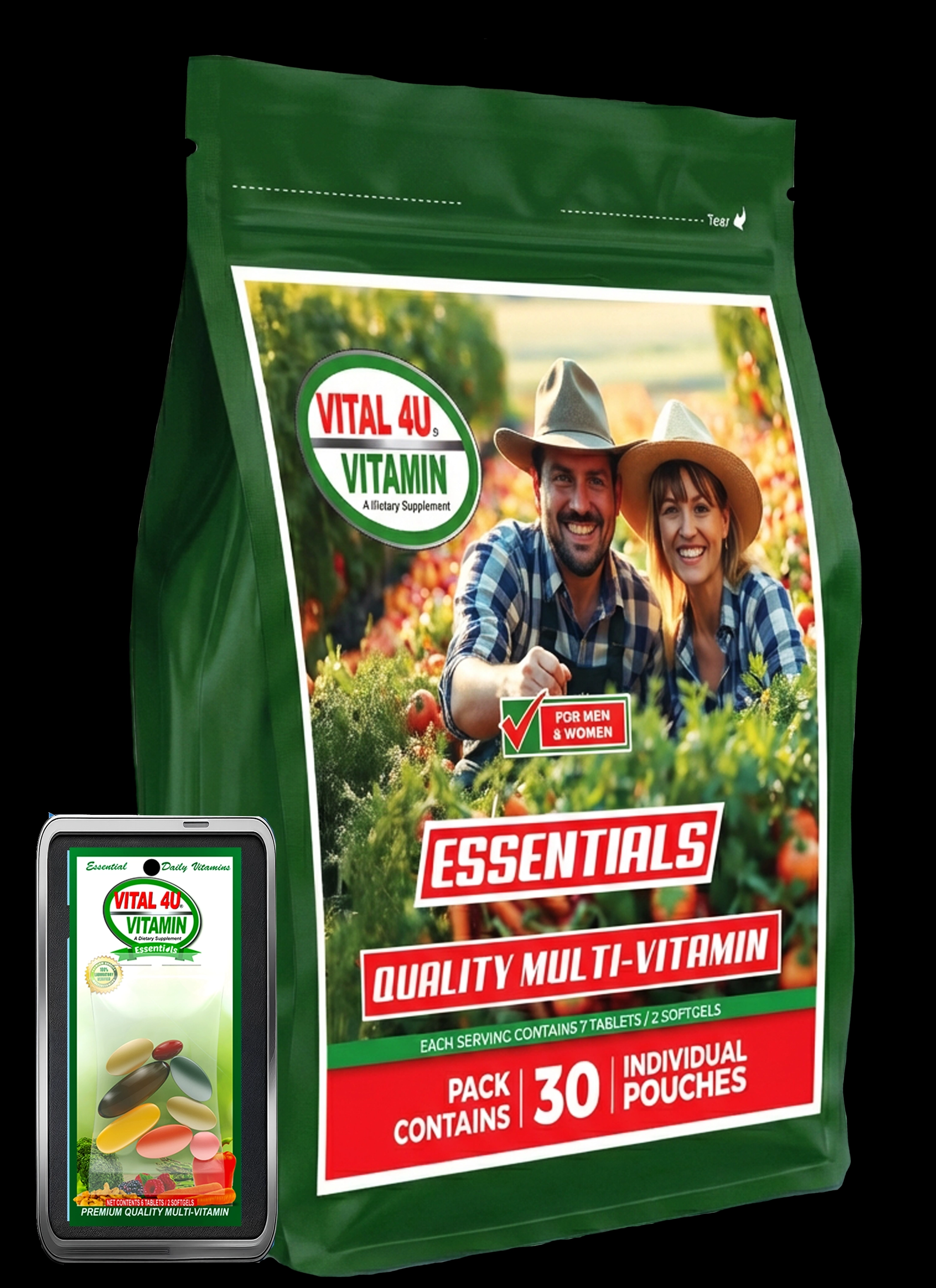 Vitaminas esenciales Vital 4U®