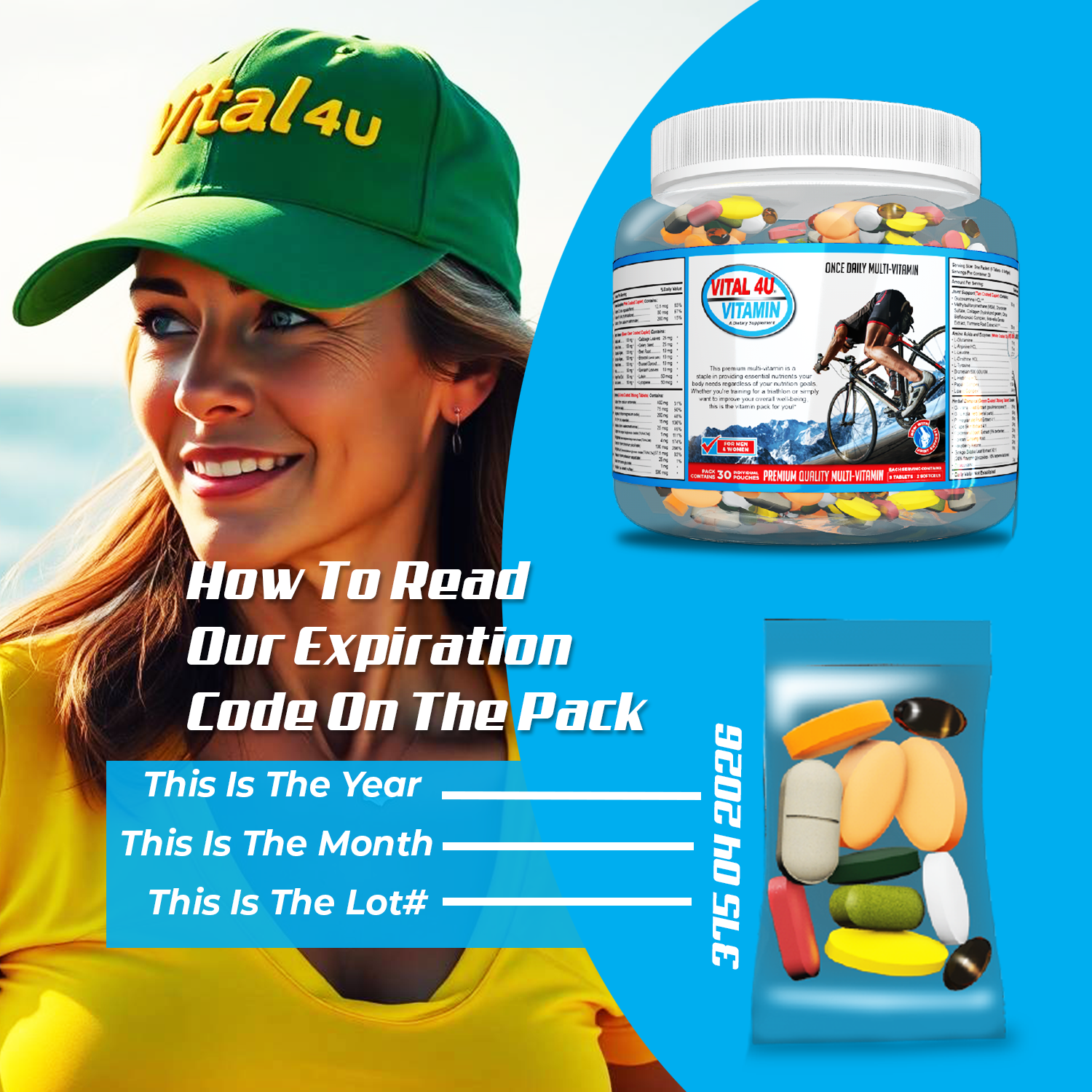 Vital 4U Vitamin Sample Pack