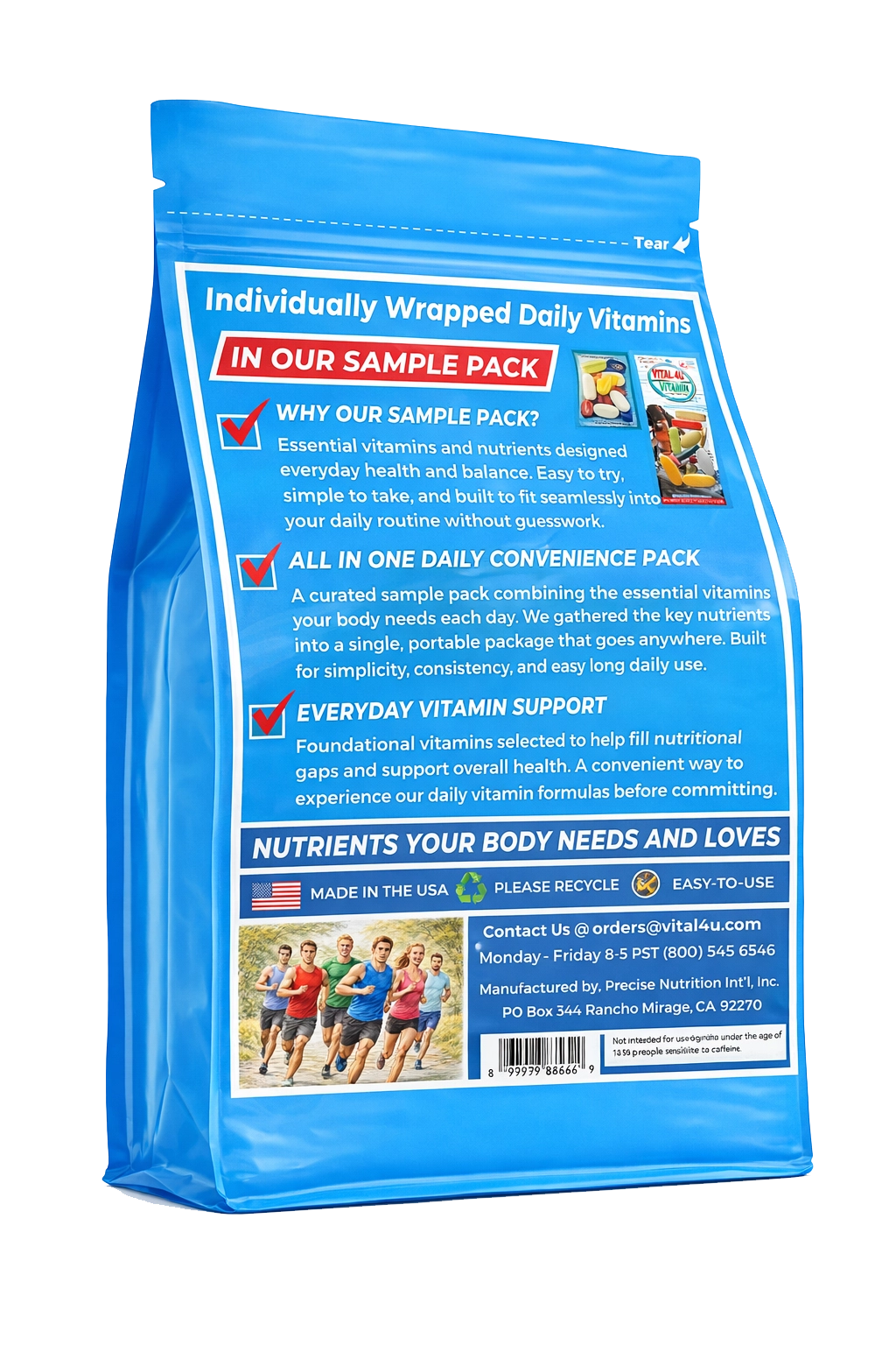 Vital 4U® Vitamina - Multivitamina Premium