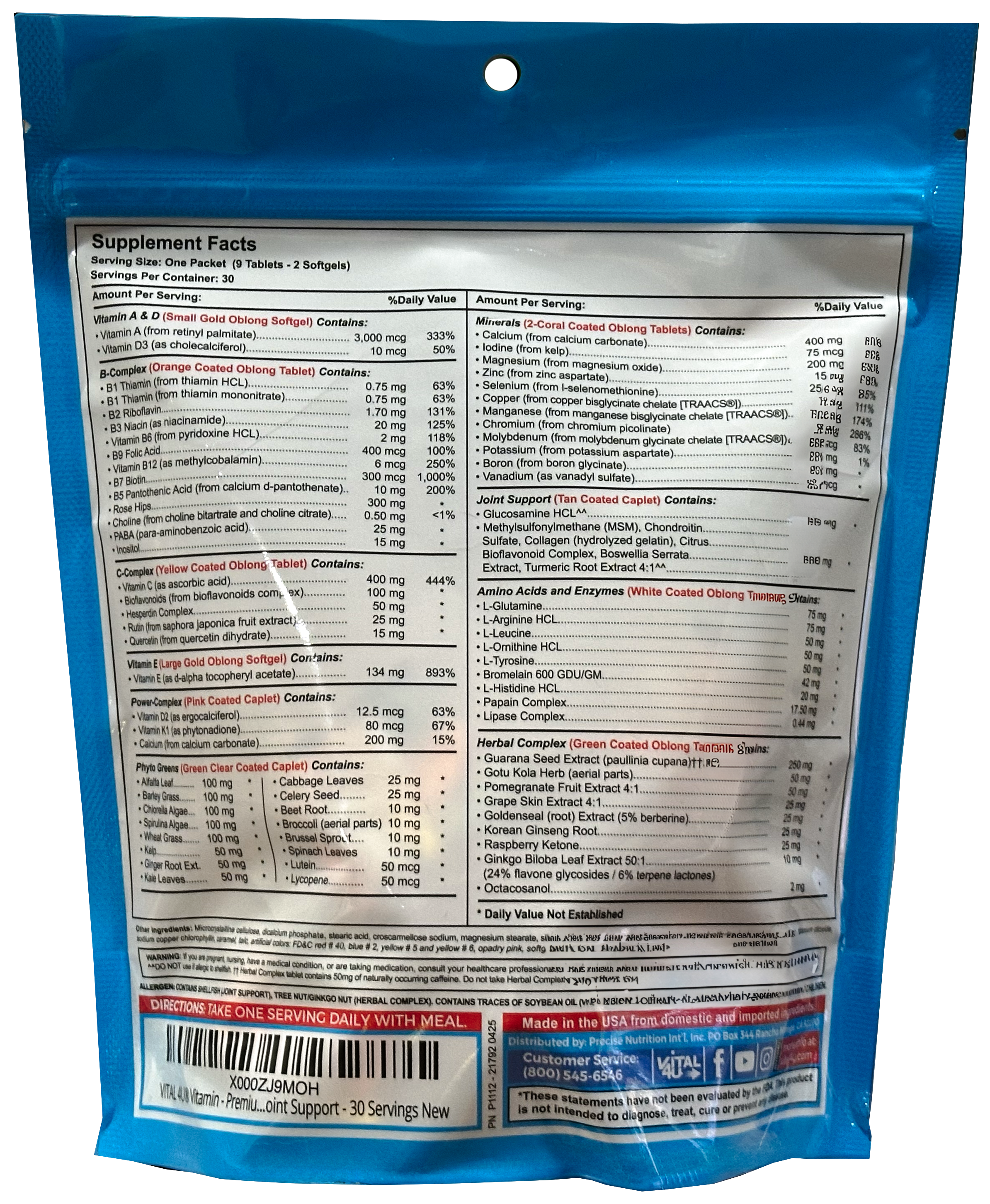 Vital 4U® Premium Multi Vitamin