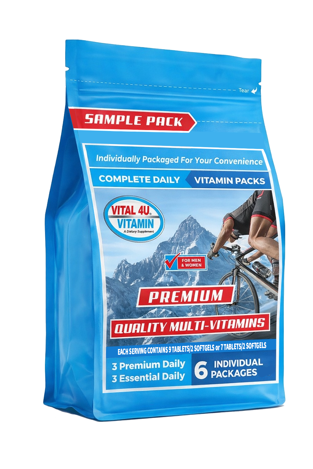 Vital 4U 6-Pack Vitamin Sample
