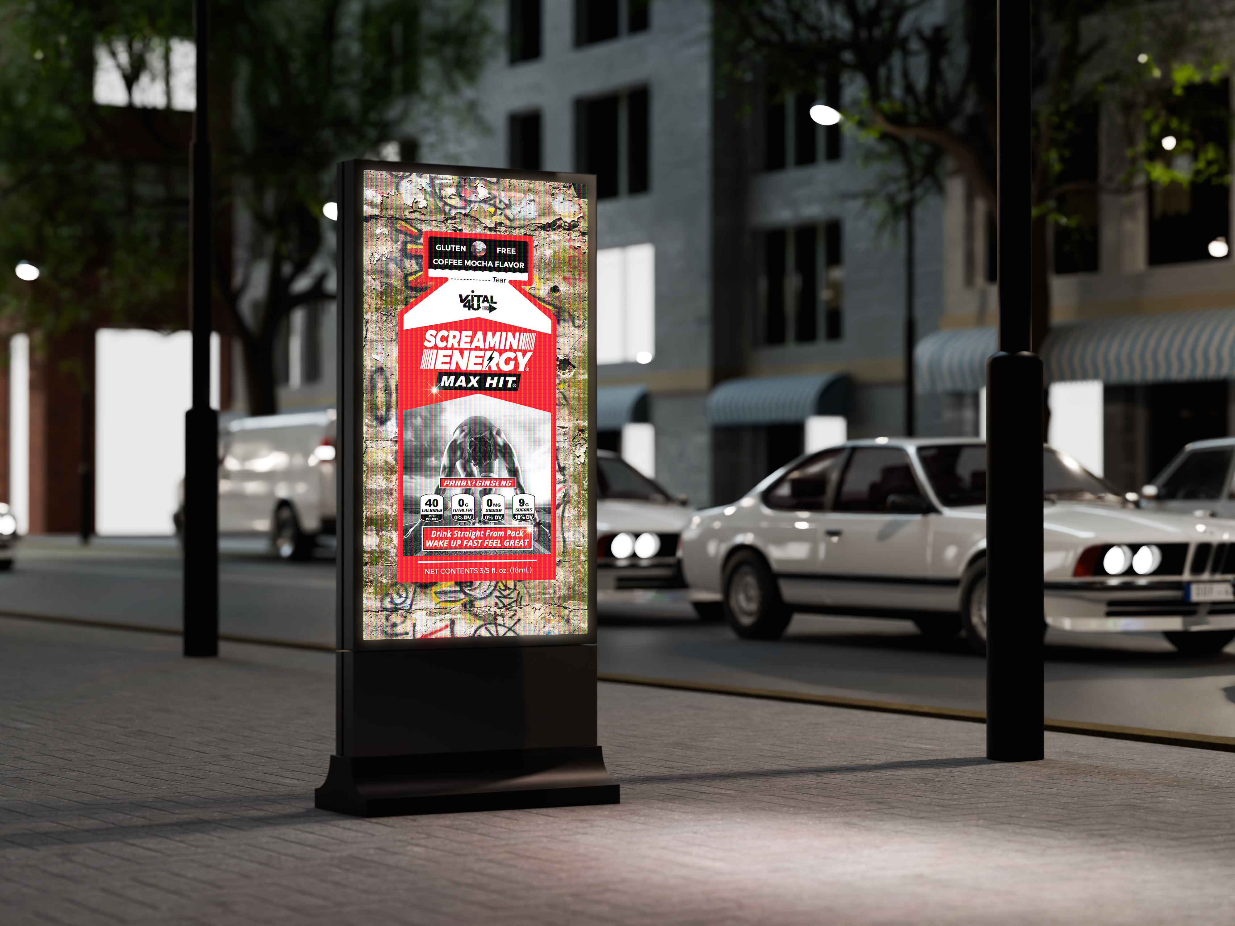 Café moca Screamin Energy® Max Hit®