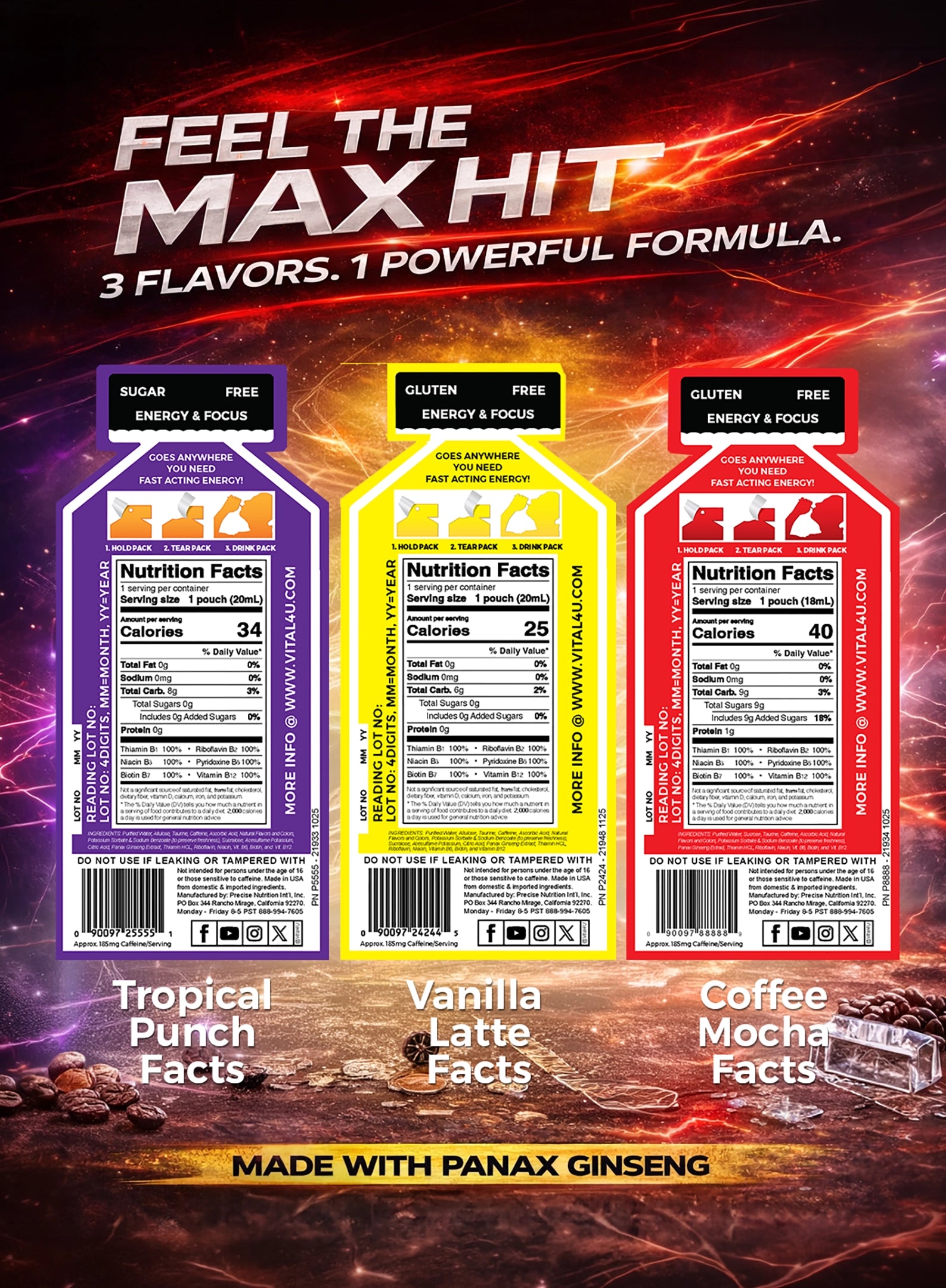 Screamin Energy 6 Pack Sample