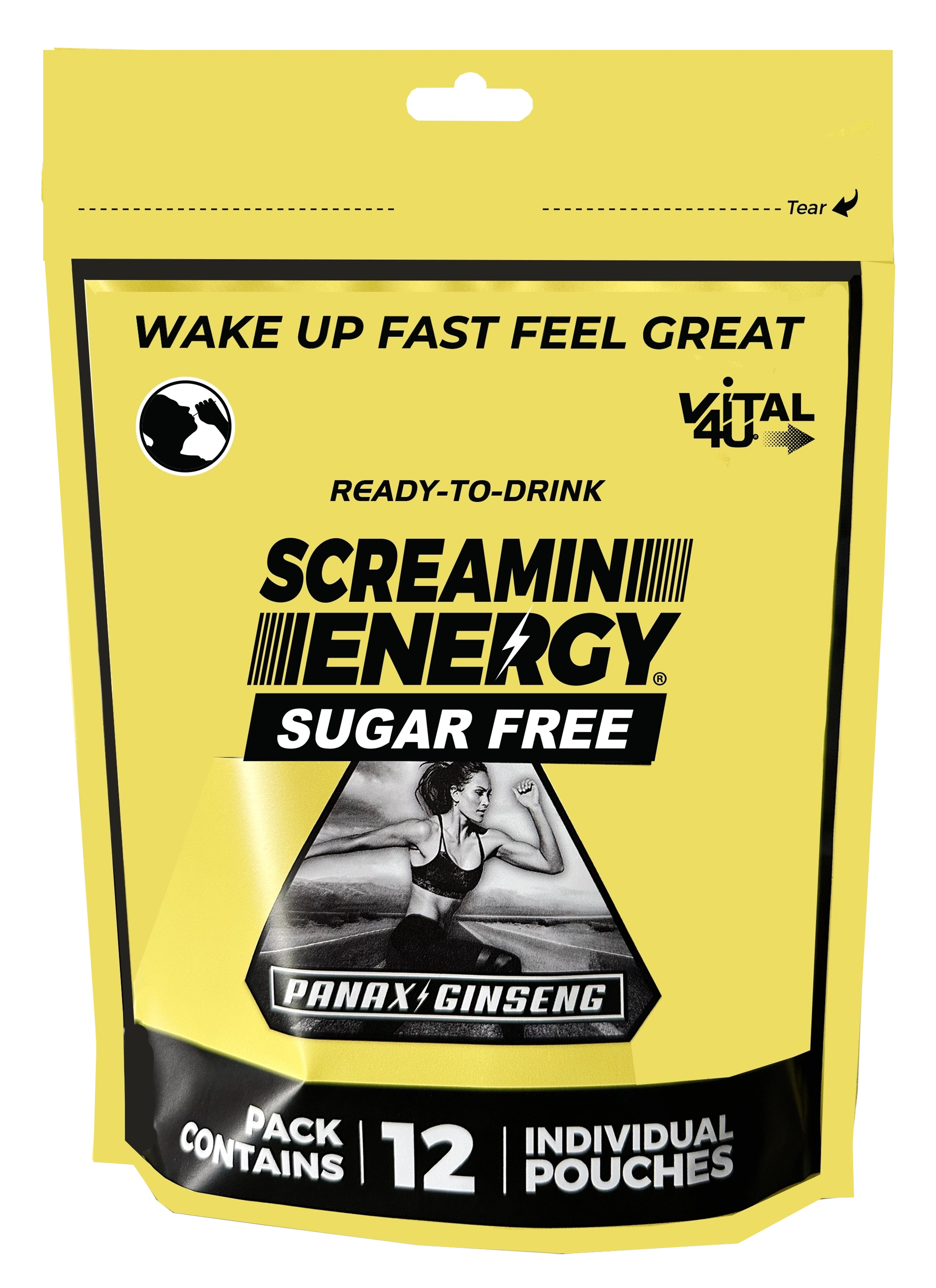 Screamin Energy Sugar Free Vanilla Latte