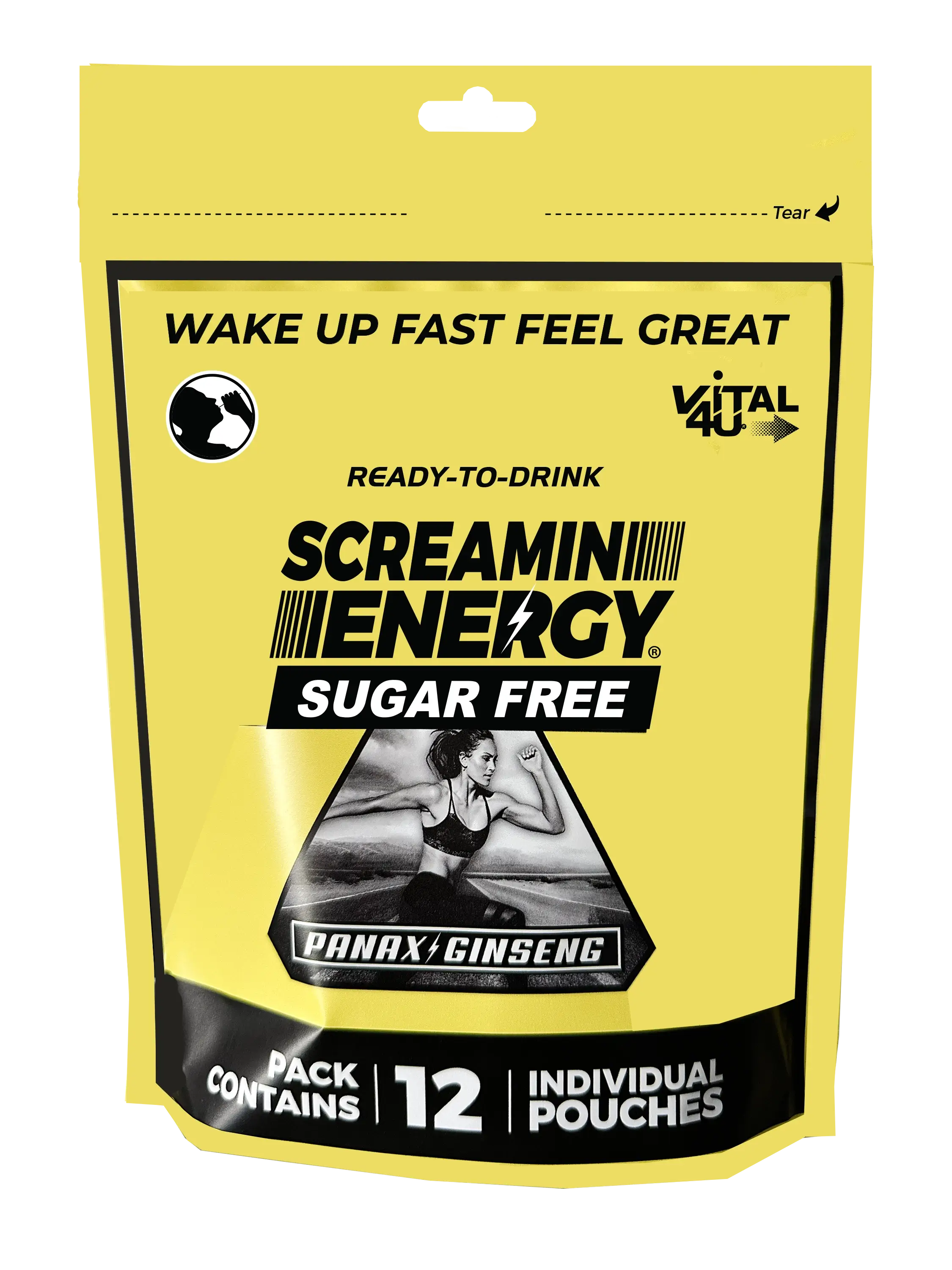 Screamin Energy Sugar Free Vanilla Latte
