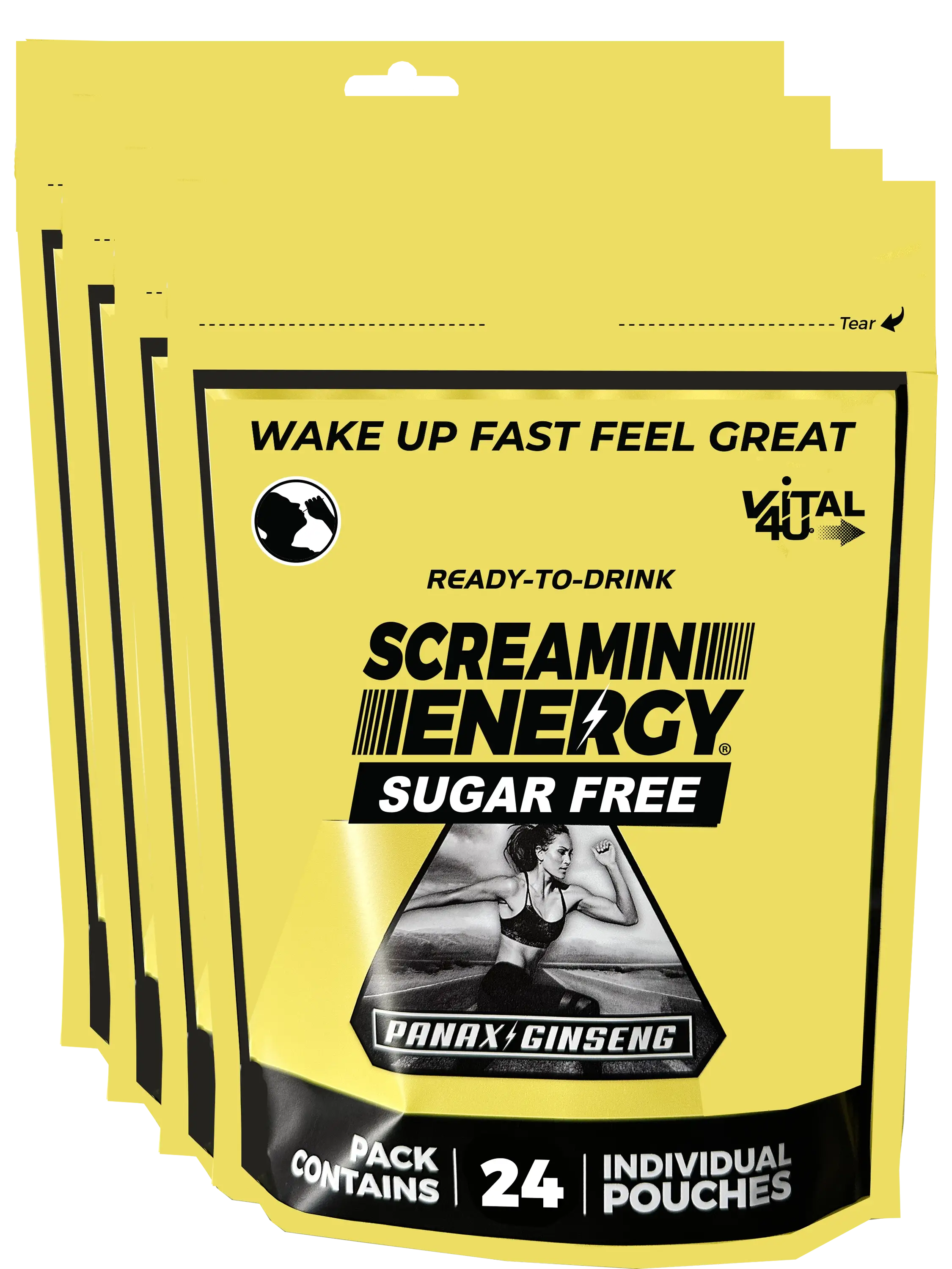 Screamin Energy Sugar Free Vanilla Latte