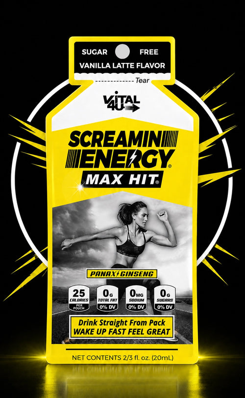 Screamin Energy vanilla latte