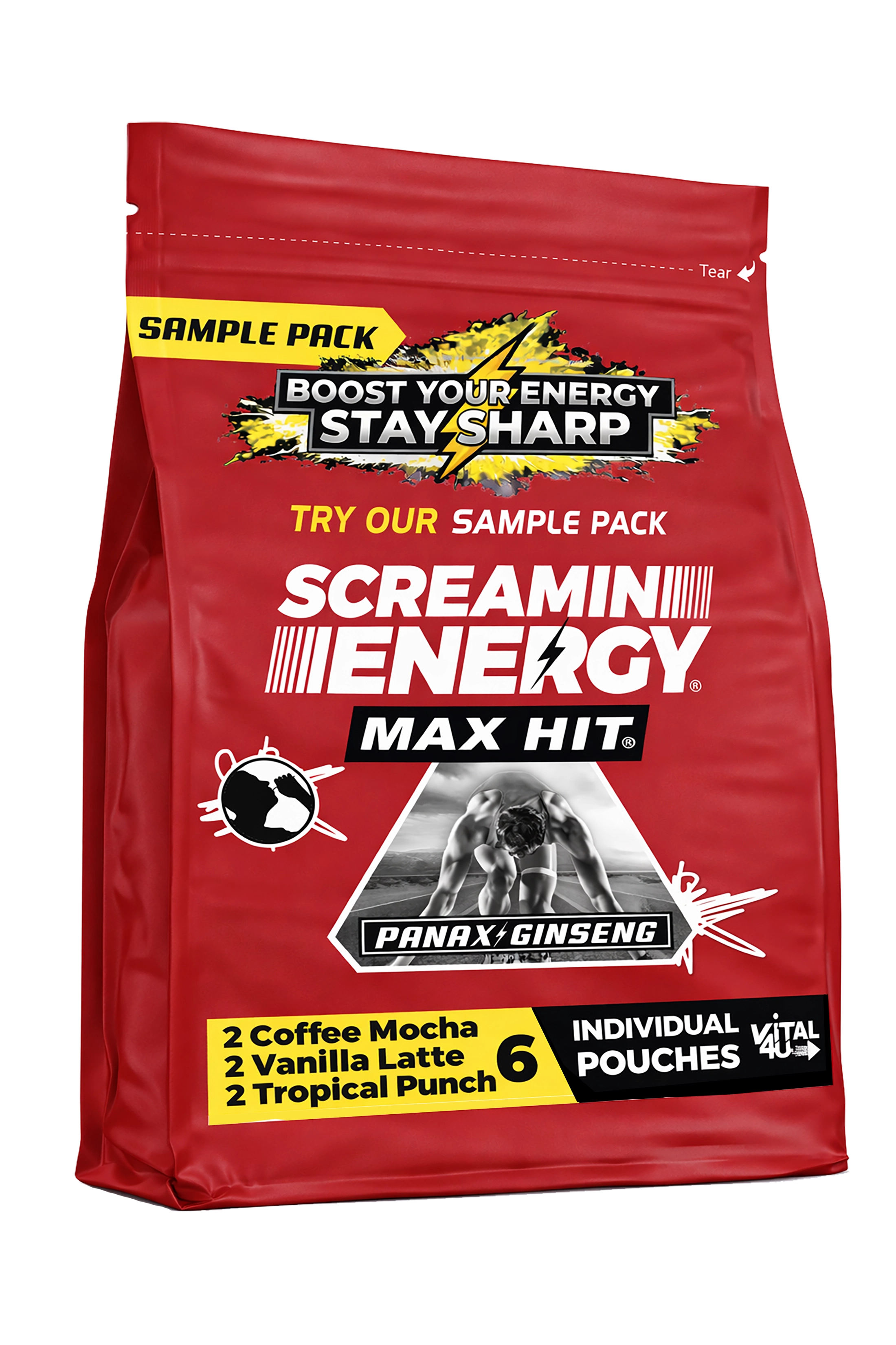 Screamin Energy 6 Pack Sample