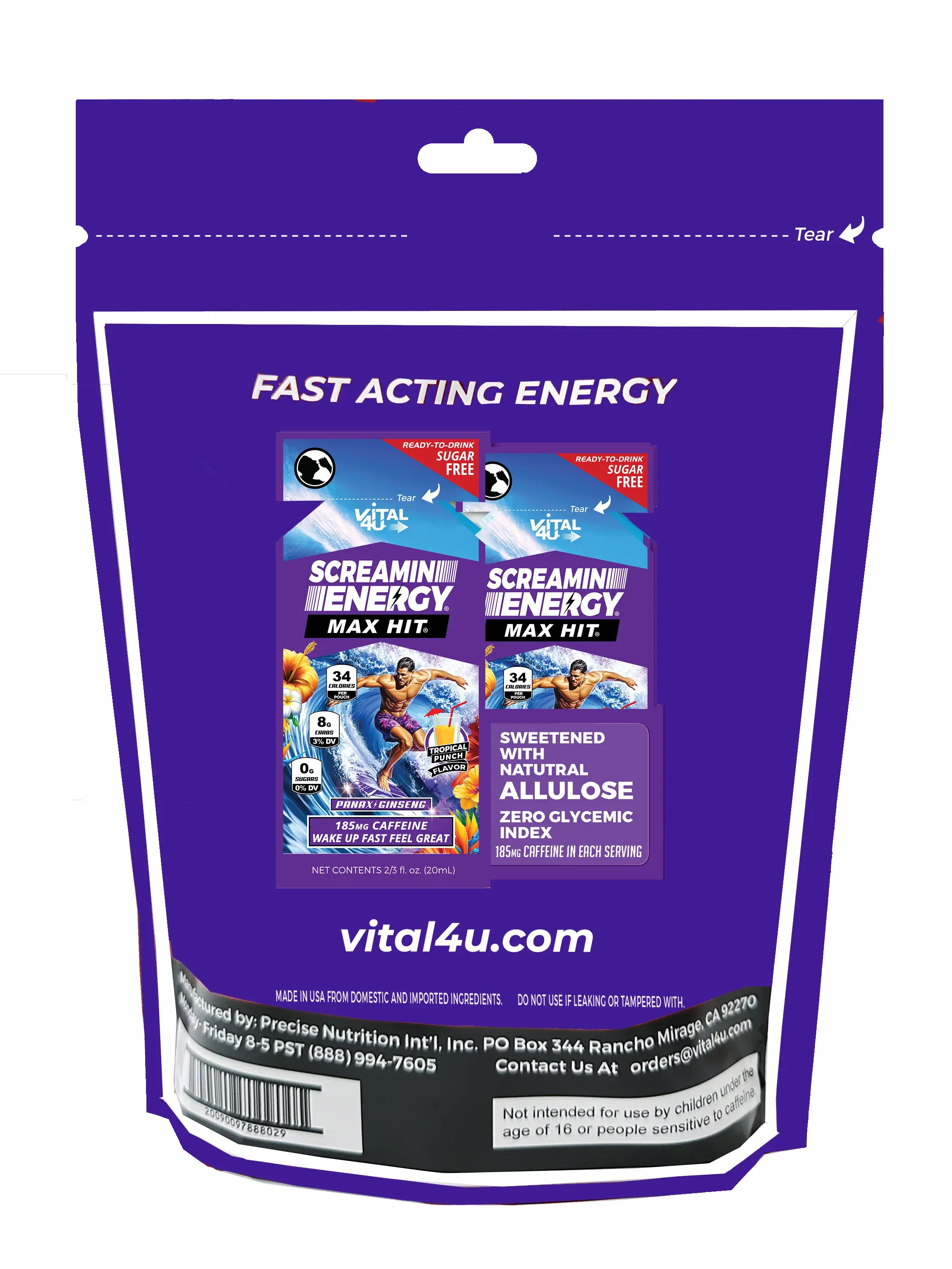 Screamin Energy Tropical Punch