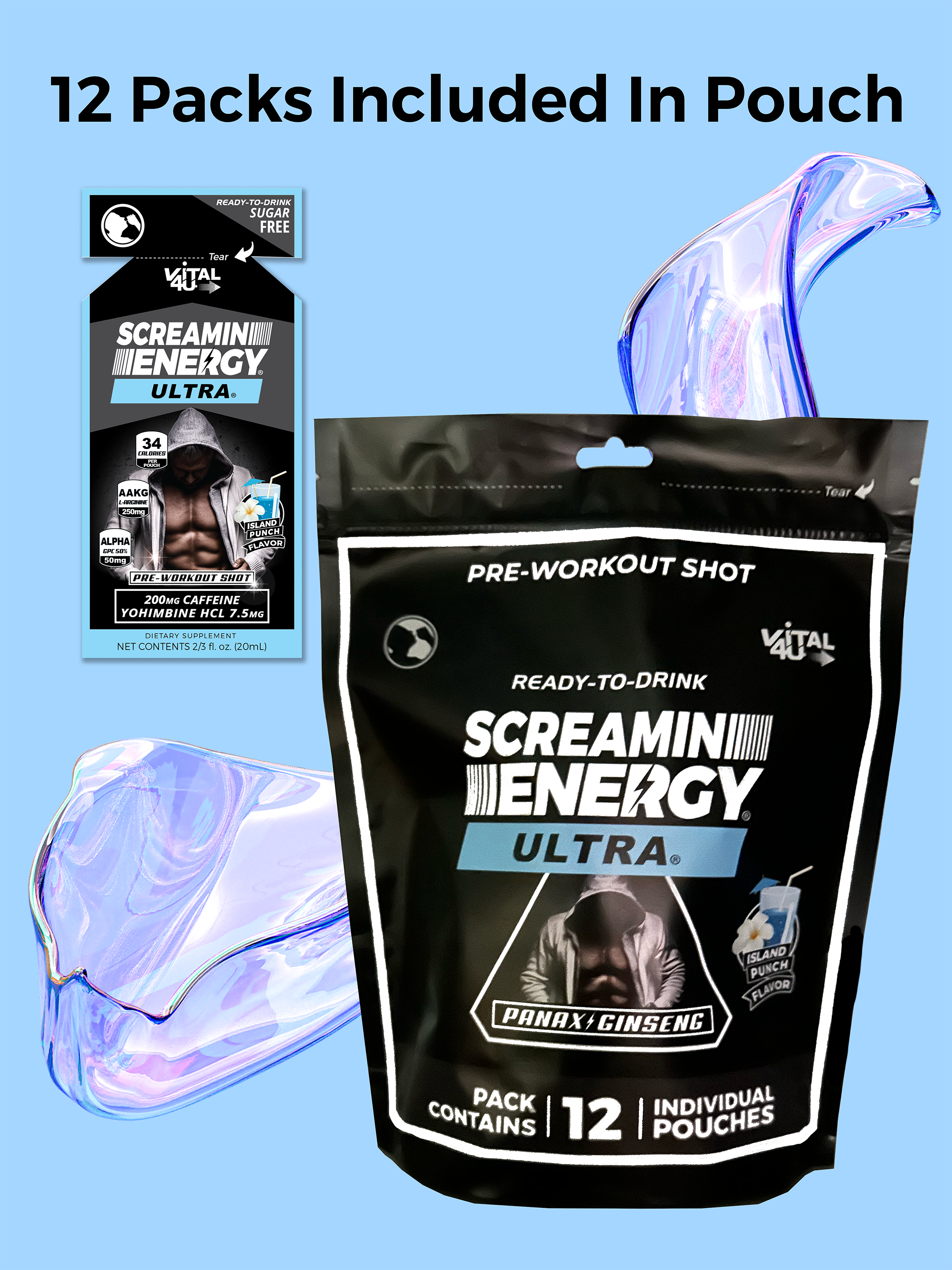 Screamin Energy® Ultra Island Punch