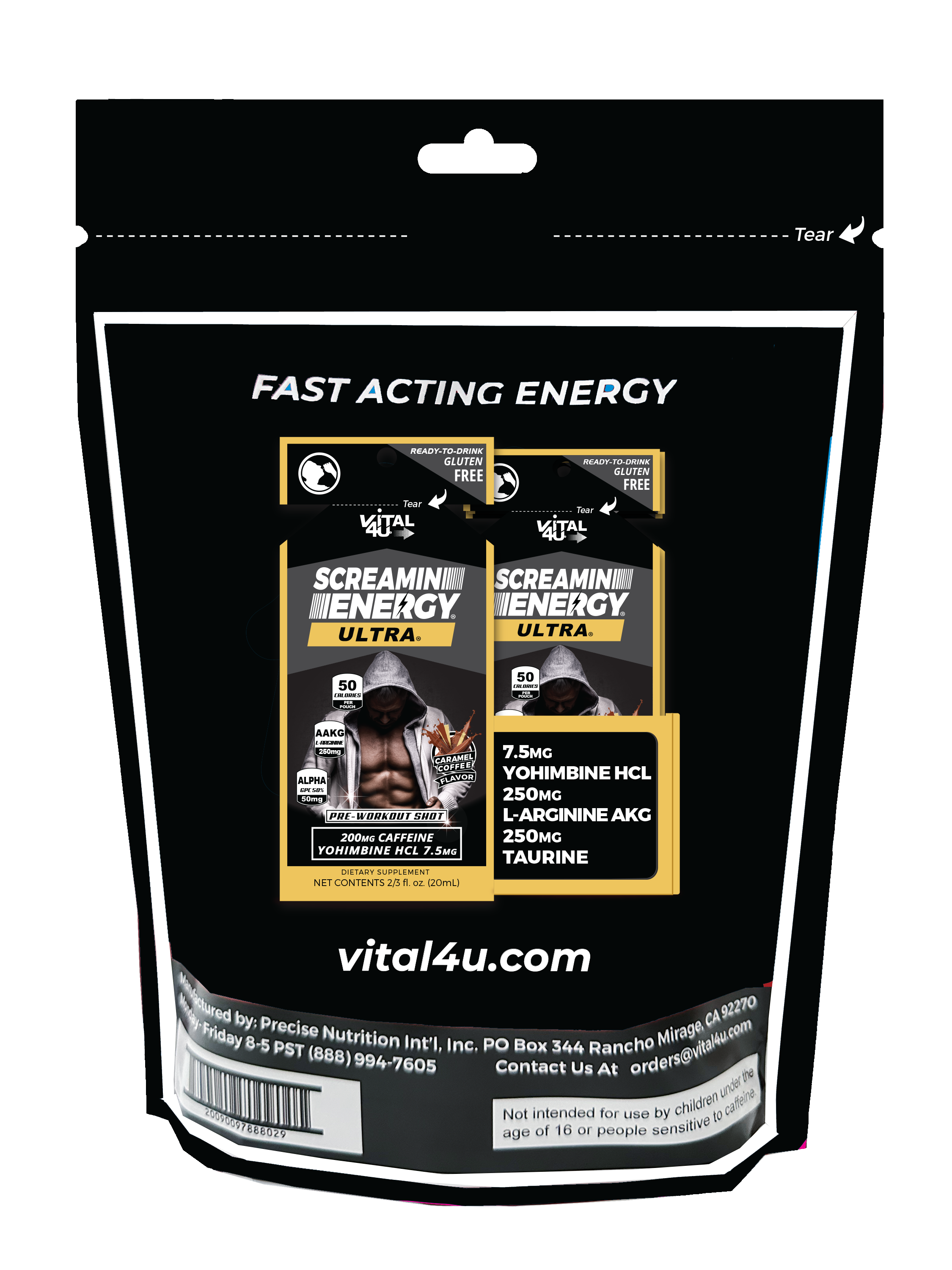 Screamin Energy Ultra Caramel Coffee