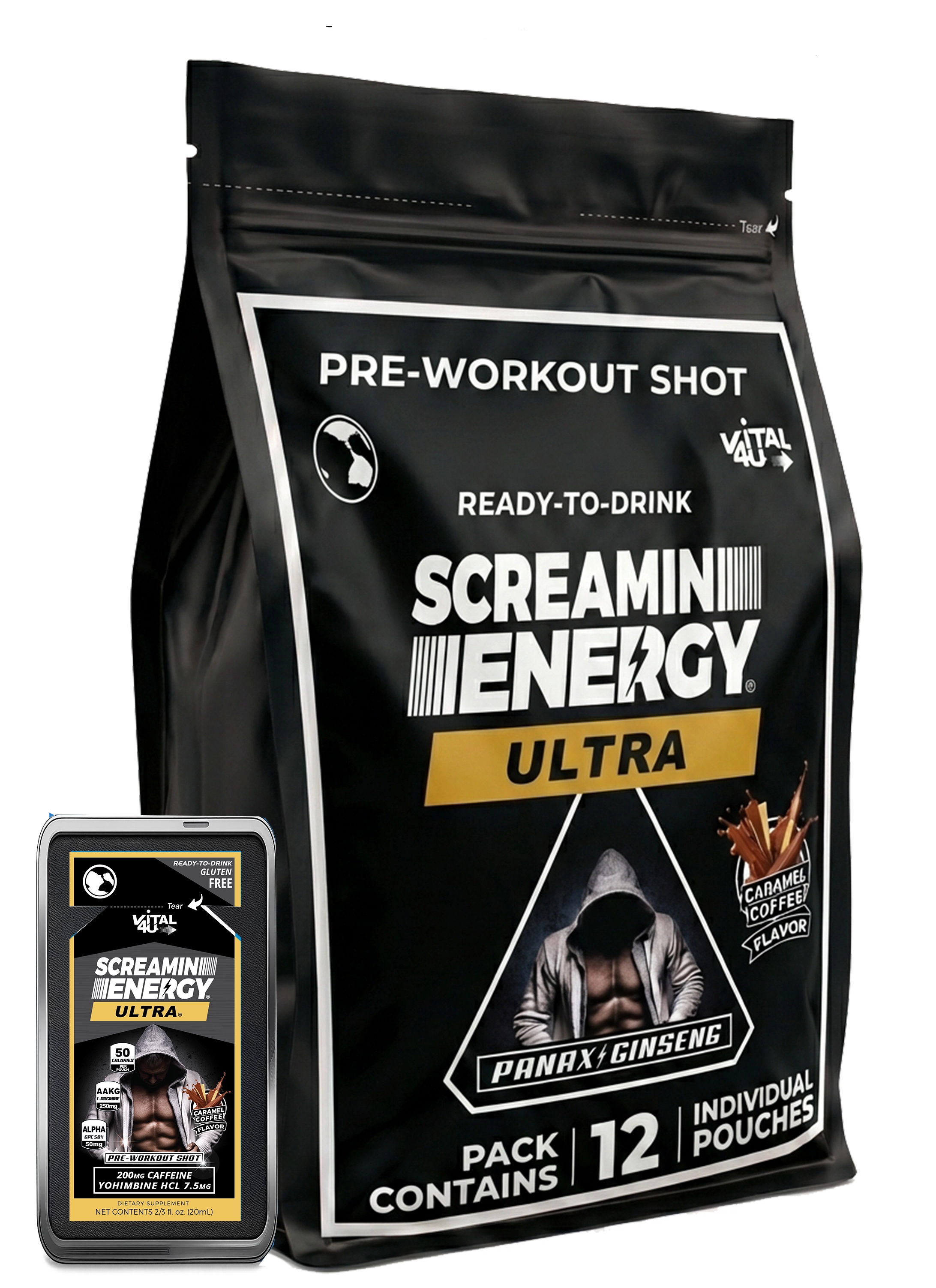 Café con caramelo ultra Screamin Energy®