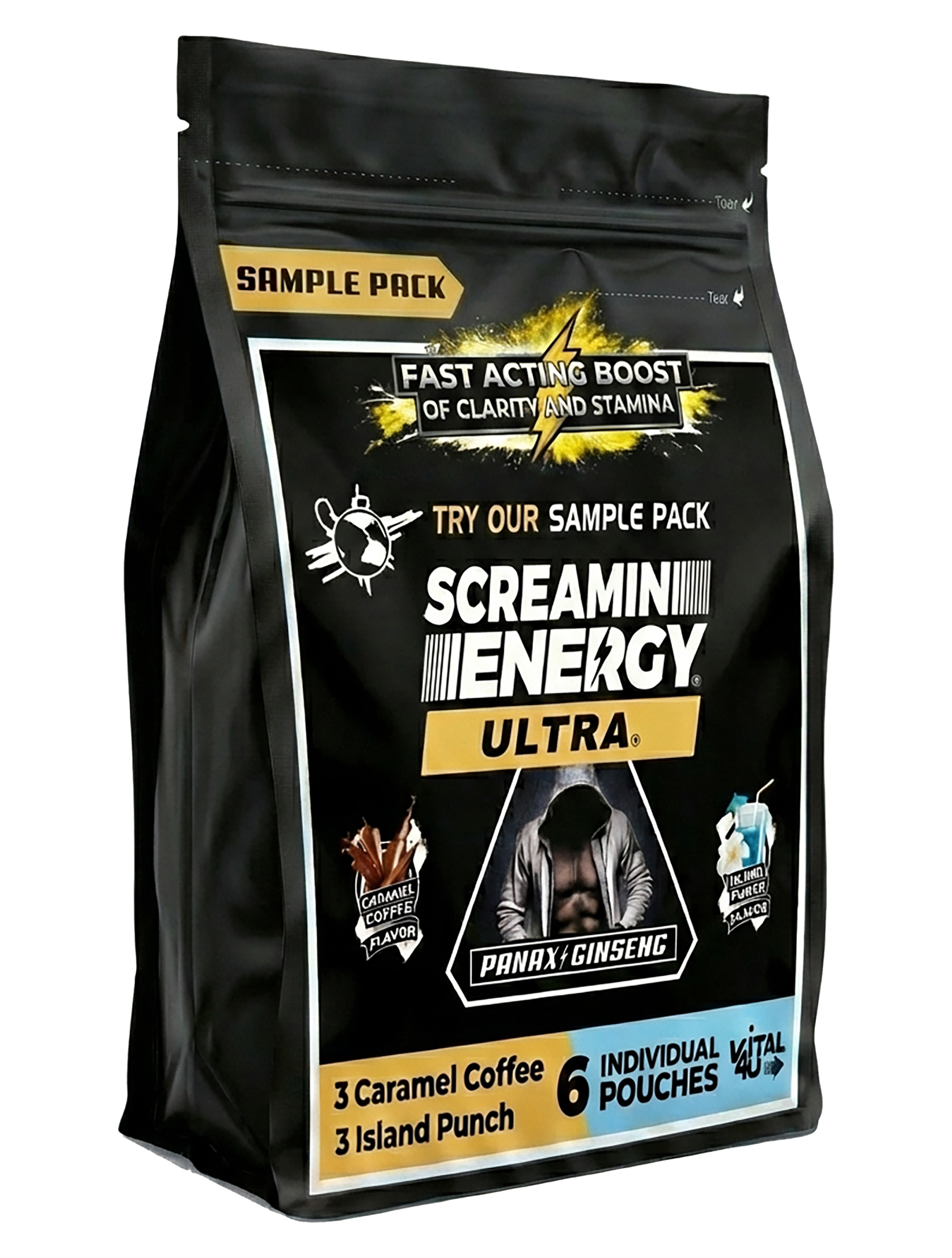 Screamin Energy Ultra 6 Pack Sample