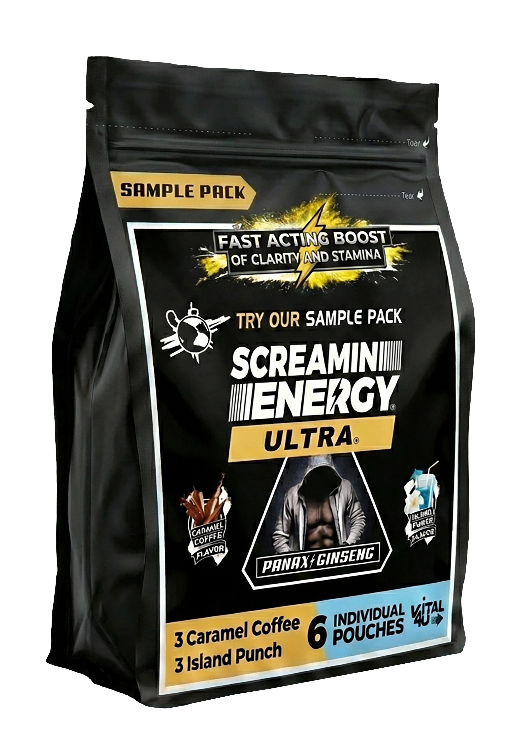 Screamin Energy Ultra 6 Pack Sample