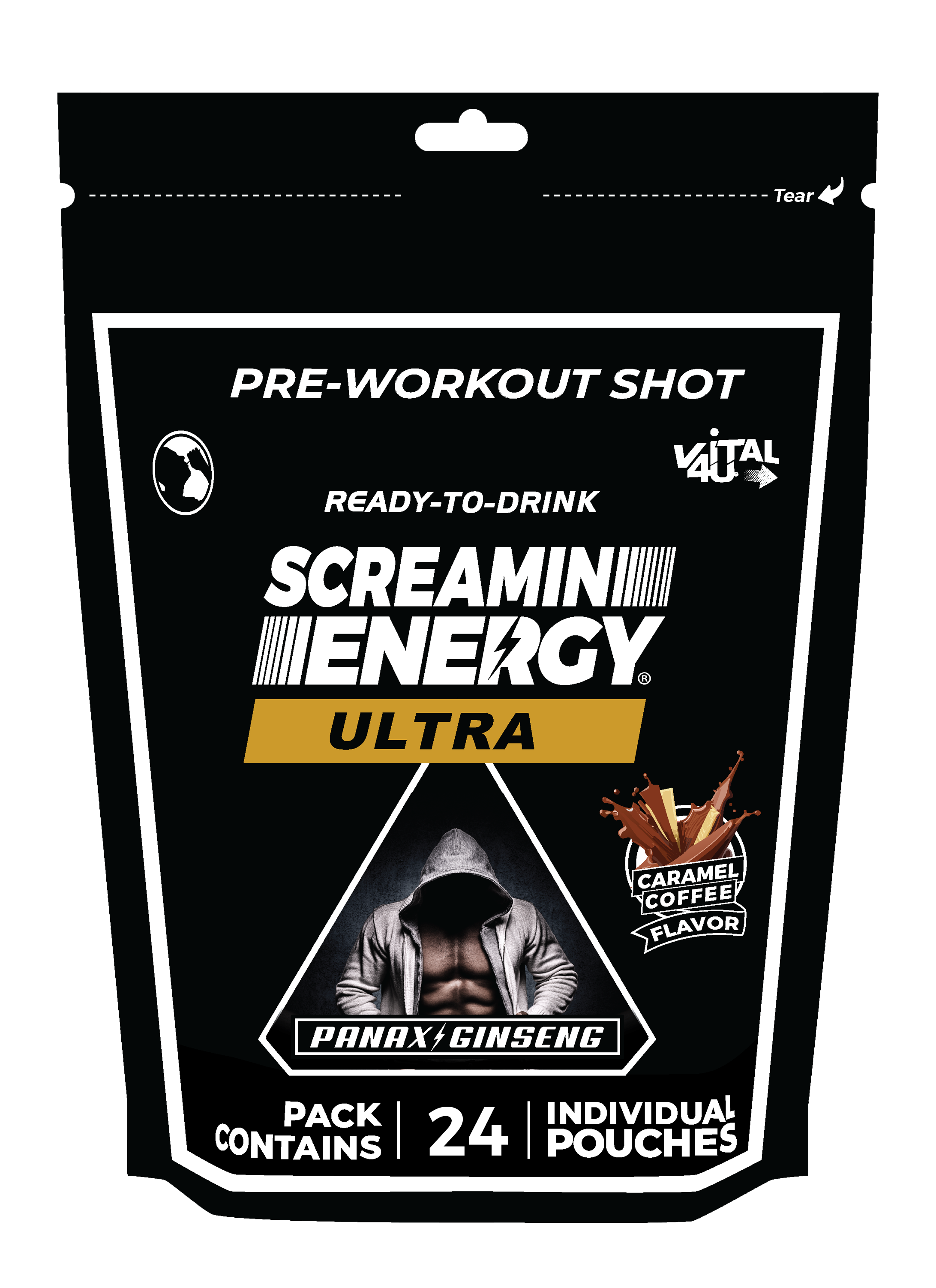 Screamin Energy Ultra Caramel Coffee