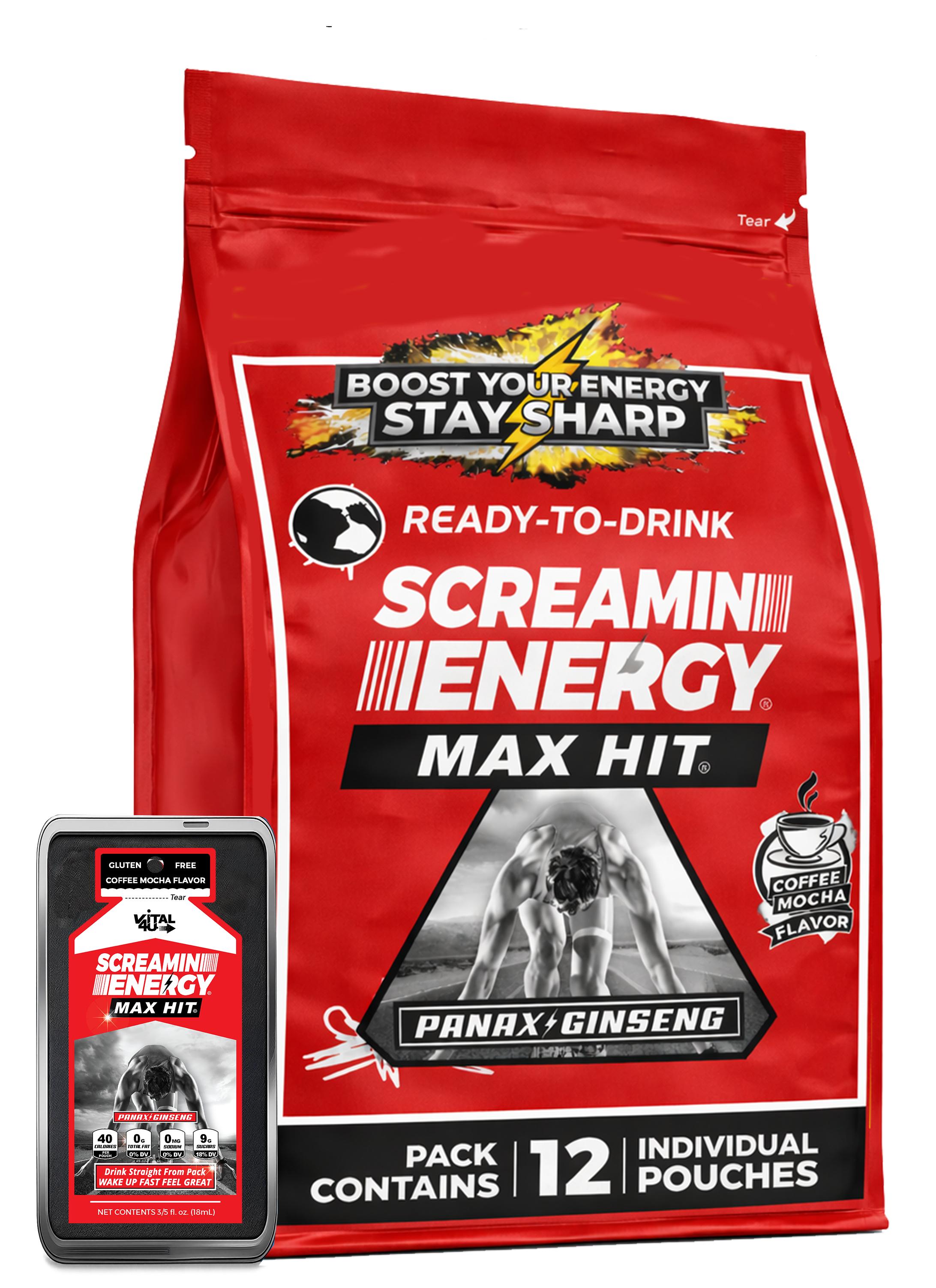 Screamin Energy Coffee Mocha