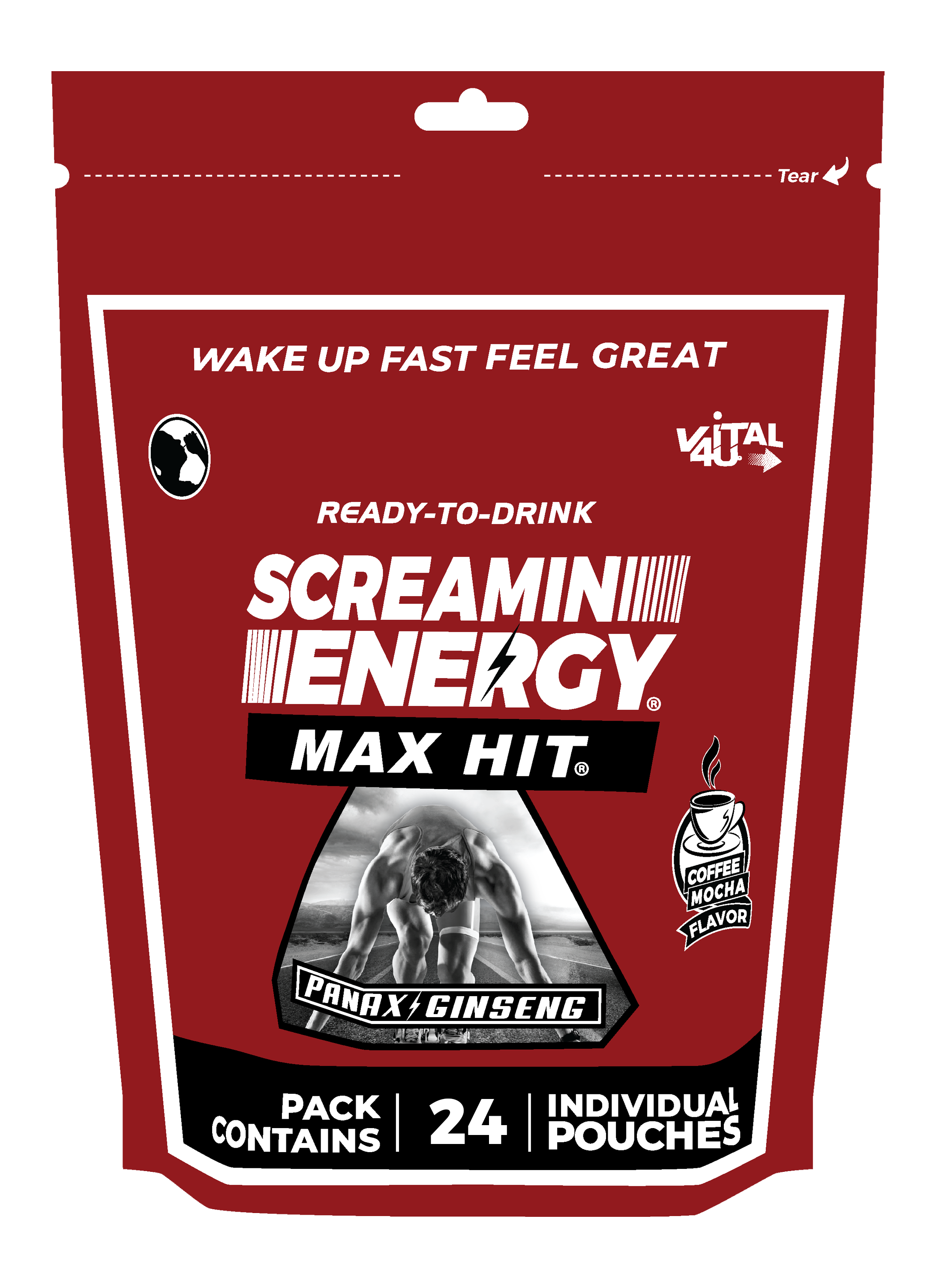 Screamin Energy Max Hit Coffee Mocha