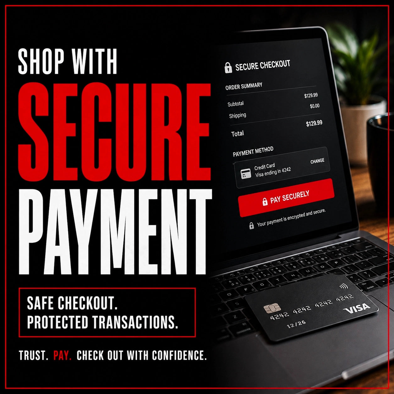 Our systems are fully updated with the latest technologies to ensure your transaction is safe and secure