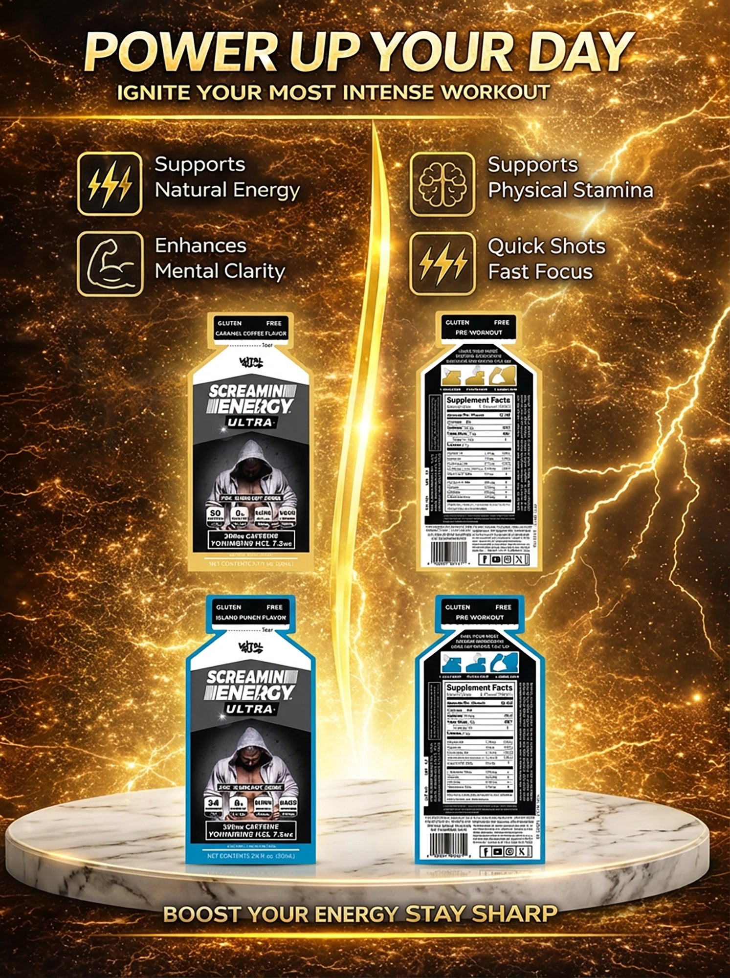 Screamin Energy Ultra 6 Pack Sample