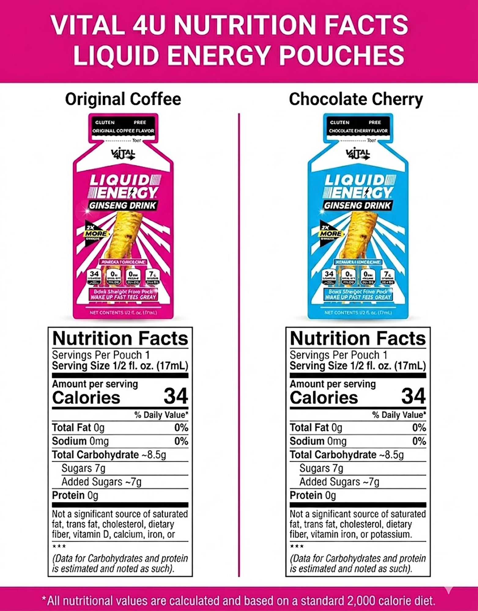 Liquid Energy Ginseng 6 Pack Sample Pack