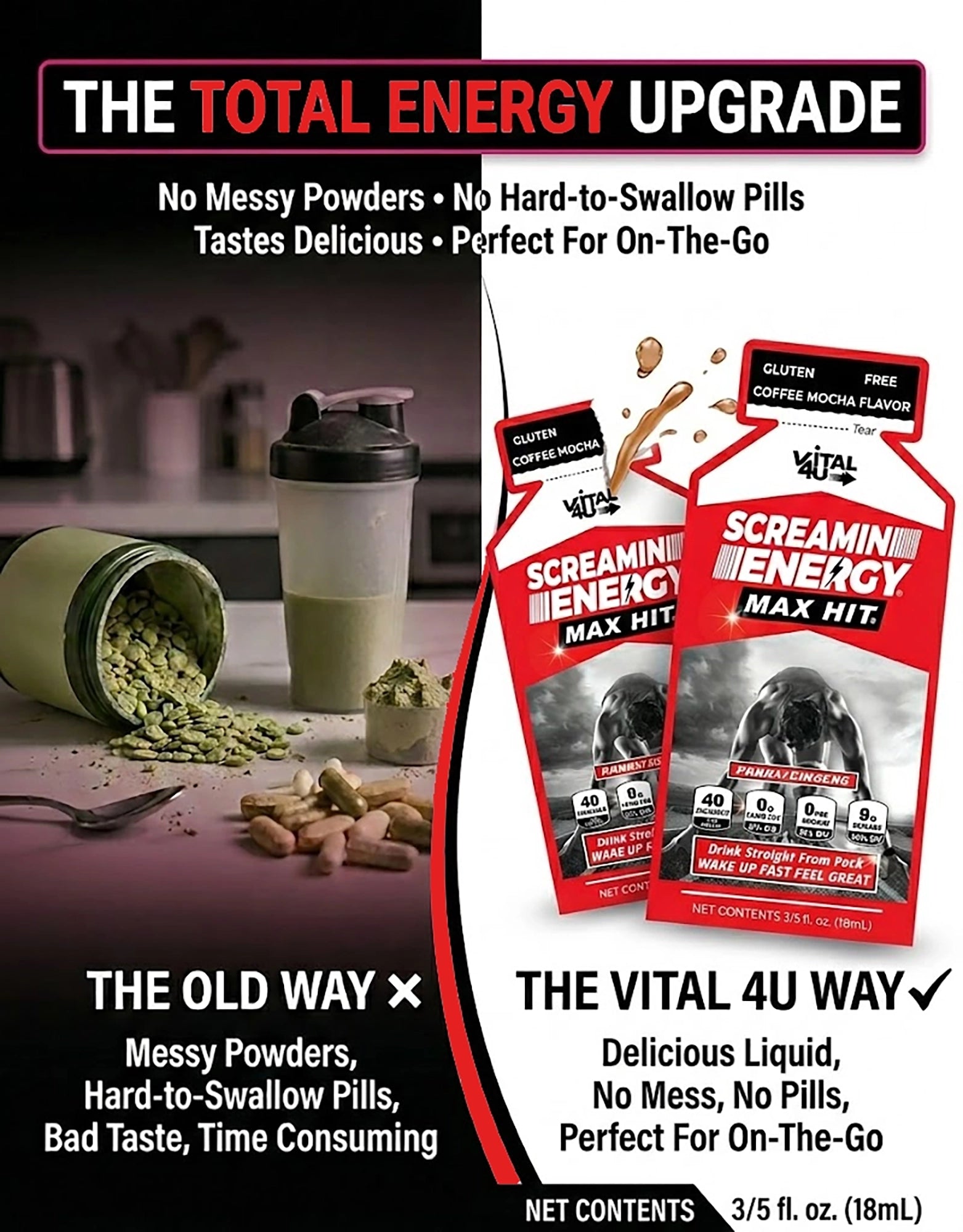 Café moca Screamin Energy® Max Hit®