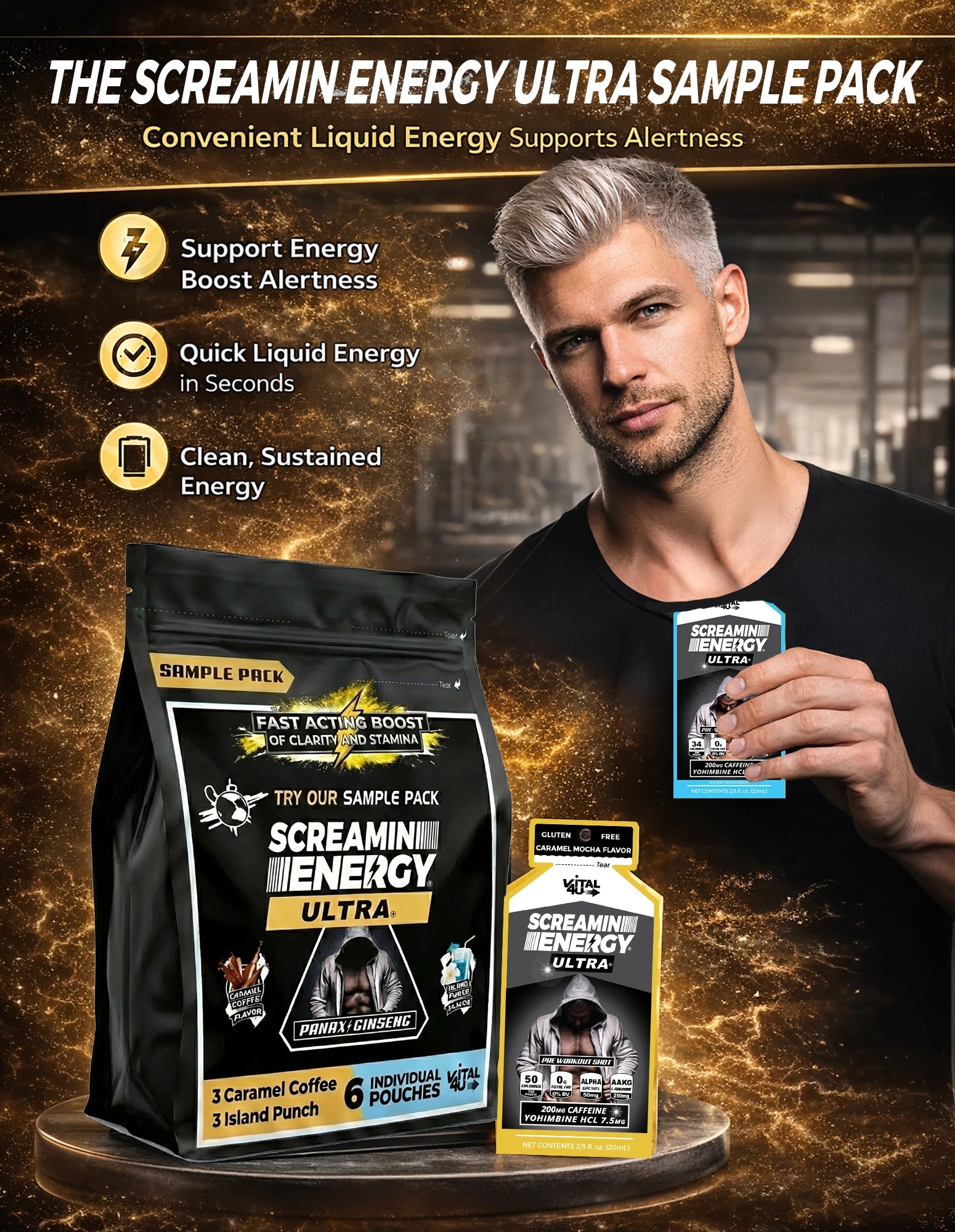 Screamin Energy Ultra 6 Pack Sample