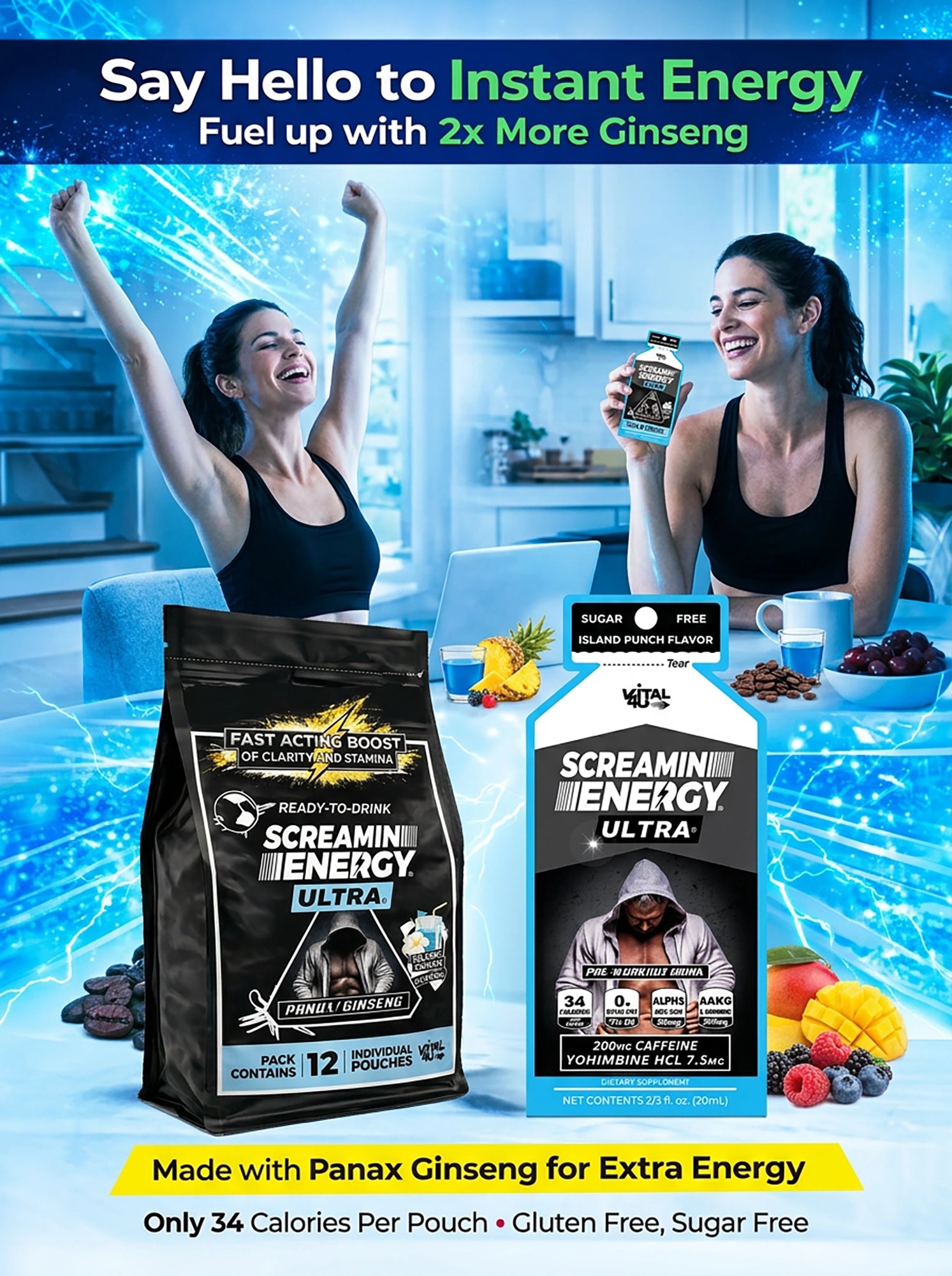 Screamin Energy Ultra Island Punch