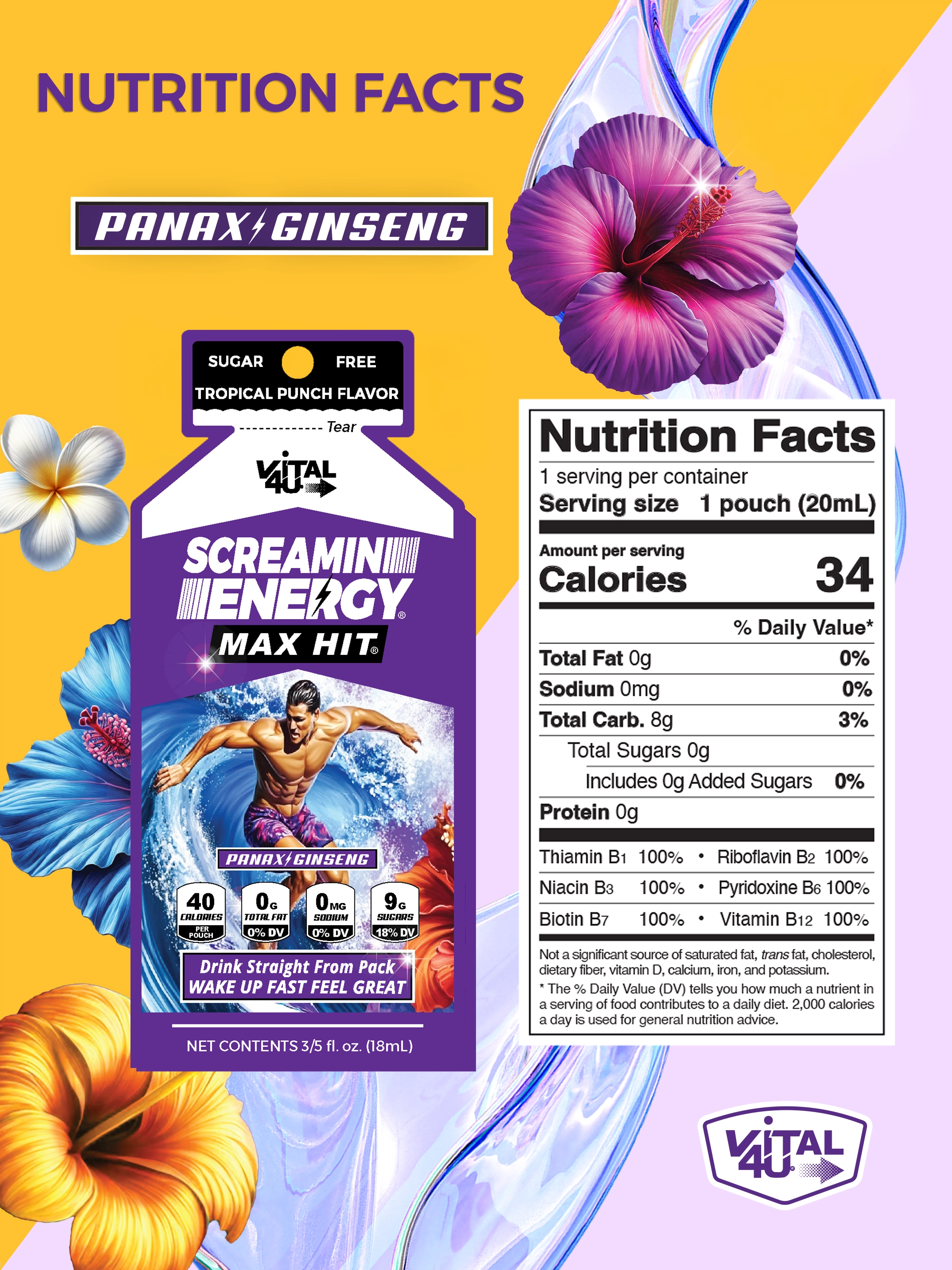 Screamin Energy 6 Pack Sample