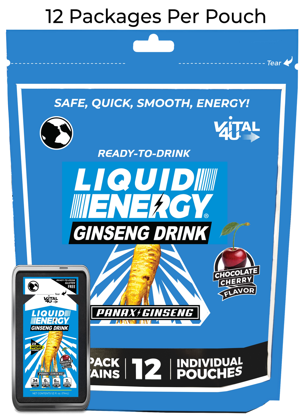 GINSENG  SILK 6点セット liquid-energy-pouch-chocolate-